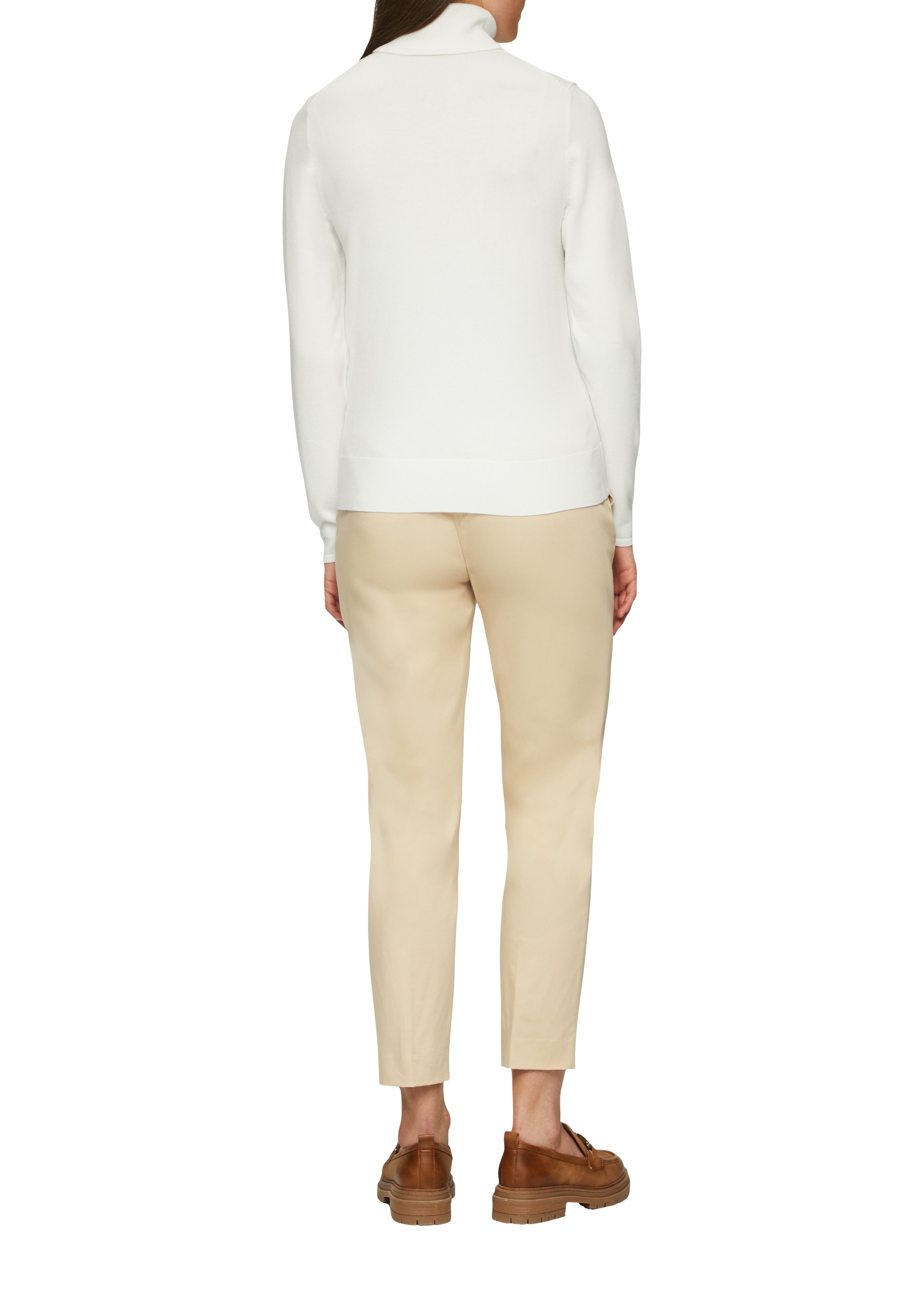 s.Oliver BLACK LABEL Rollkragenpullover, mit Rippbündchen