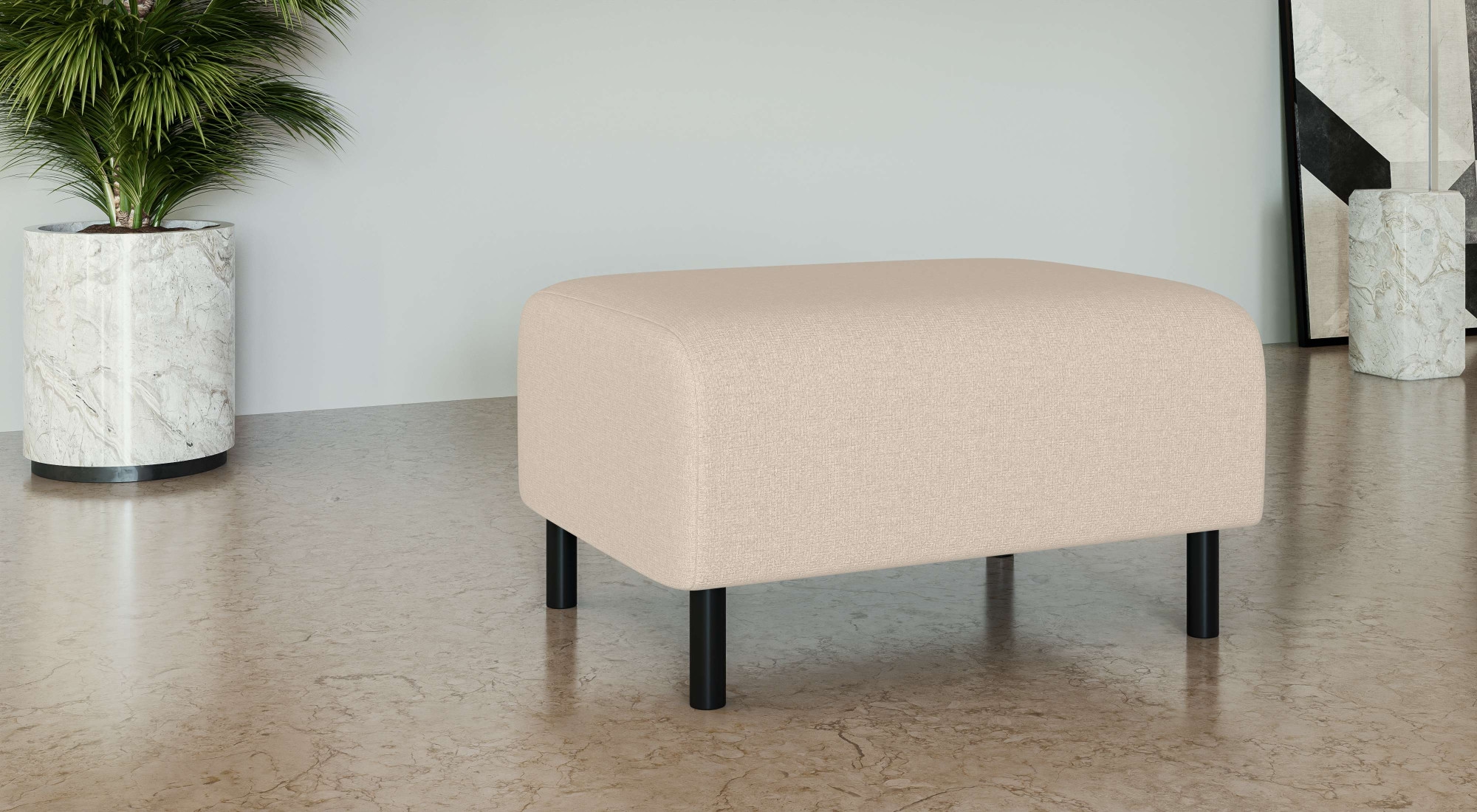 Home affaire Polsterhocker "Glandine" günstig online kaufen