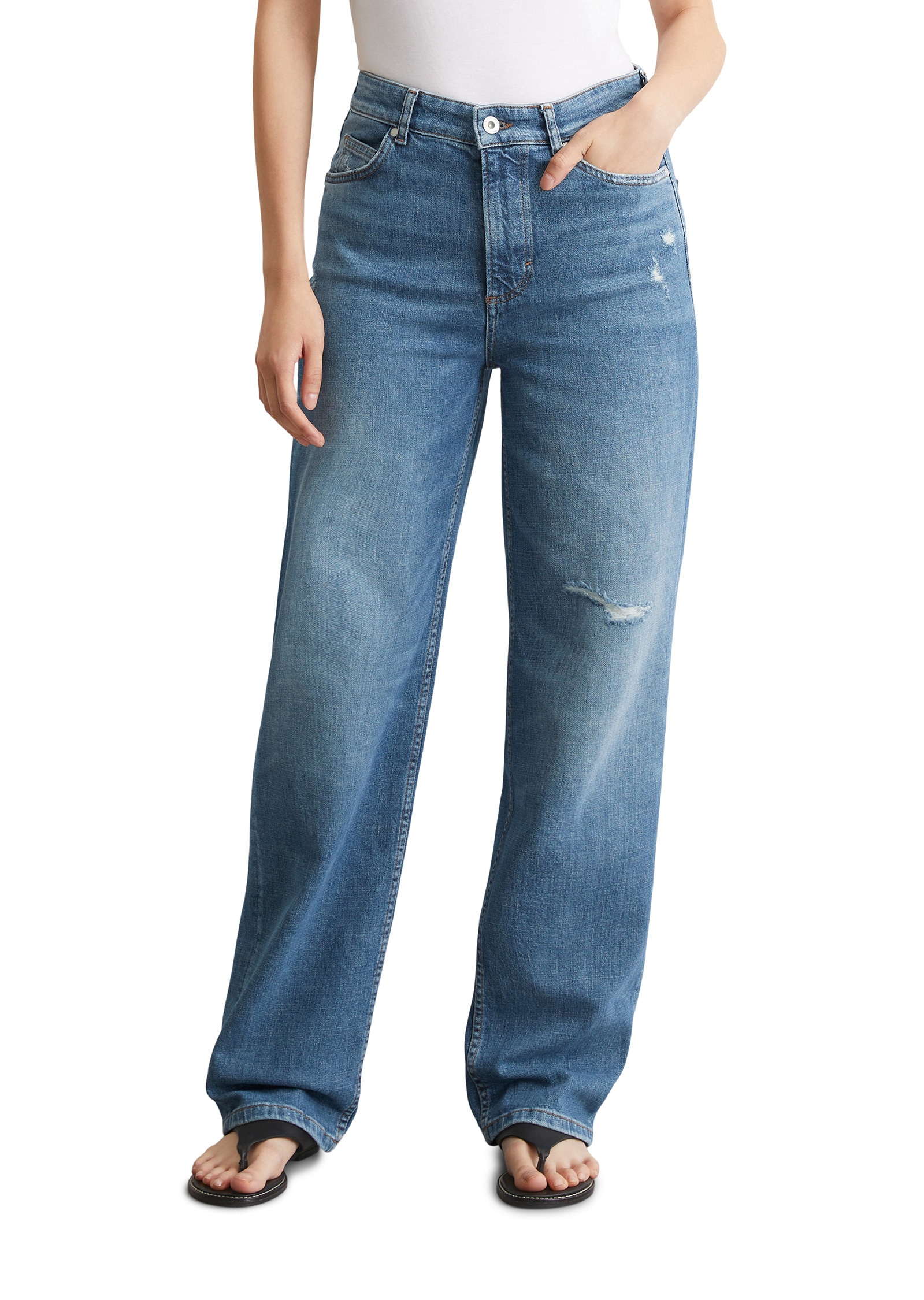 Straight-Jeans »aus Organic-Cotton-Hanf-Mix«