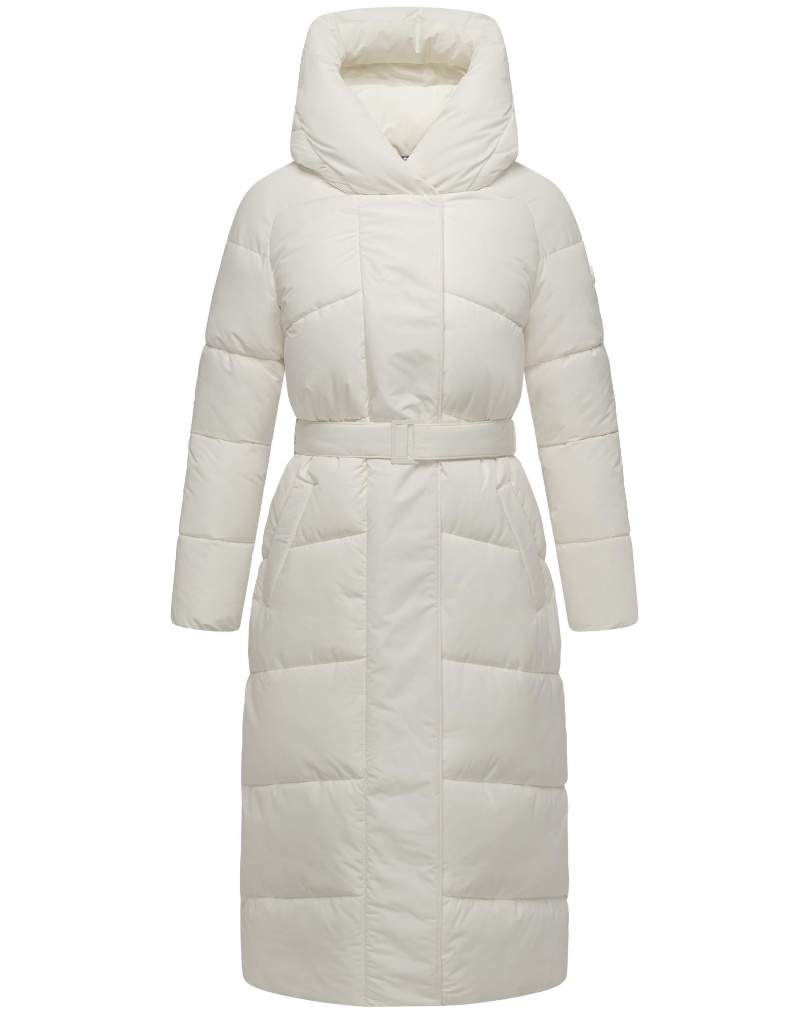 Navahoo Steppmantel "Eisblick 14" Gesteppter Damen Mantel mit Taillengürtel