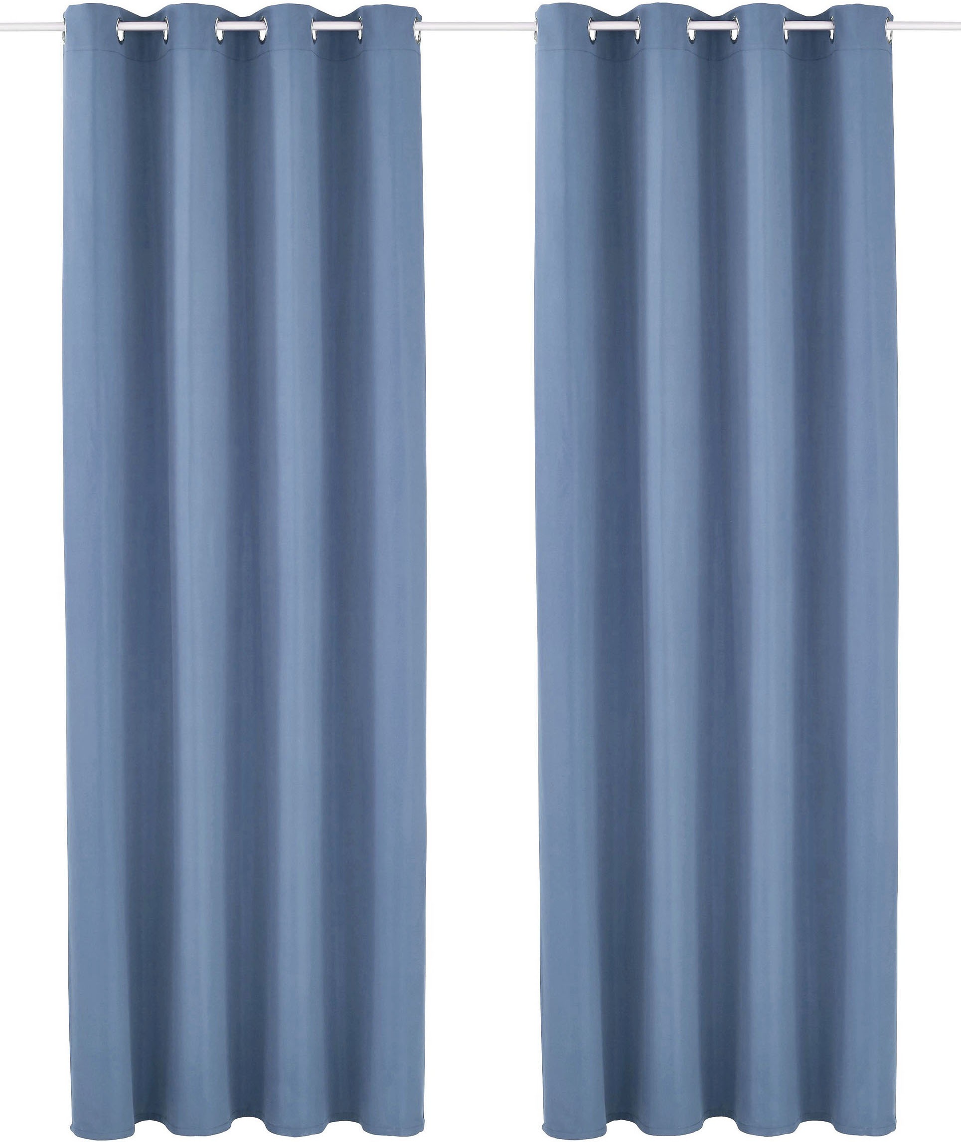 OTTO home Vorhang "Parry" Ösen 2 Stk. tlg. 2-er Set, blickdicht, monochrom, günstig online kaufen