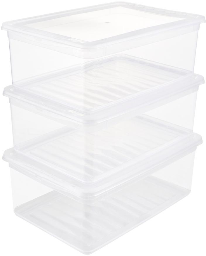 keeeper Aufbewahrungsbox "bea, clearbox mit Air Control-System" 3 x 11 l, s günstig online kaufen