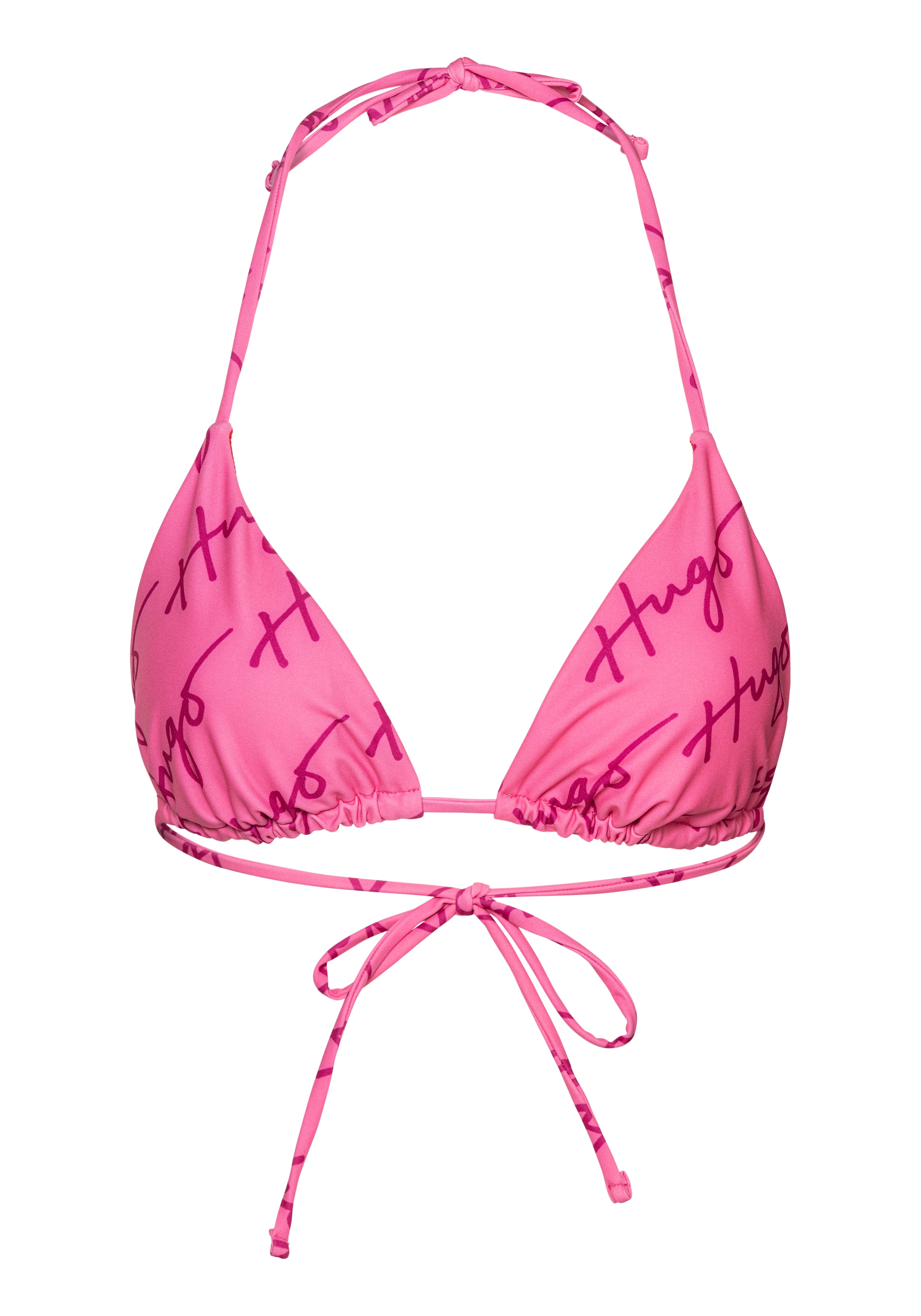 HUGO Underwear Triangel-Bikini-Top »HUGO BOLD TRIANGLE 10247674 01«, mit durchgehenden Logoschriftzug