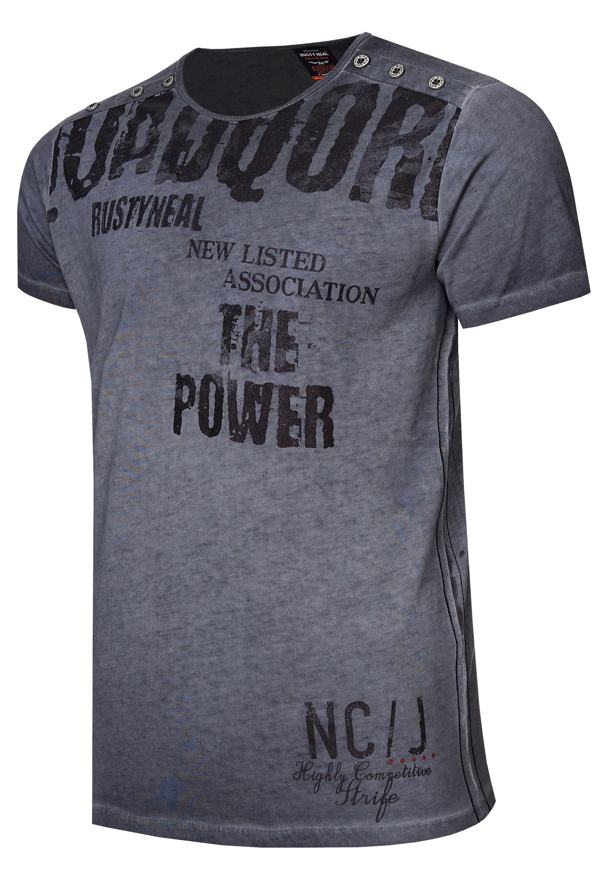Rusty Neal T-Shirt, mit coolen ▷ Schriftzügen BAUR für 