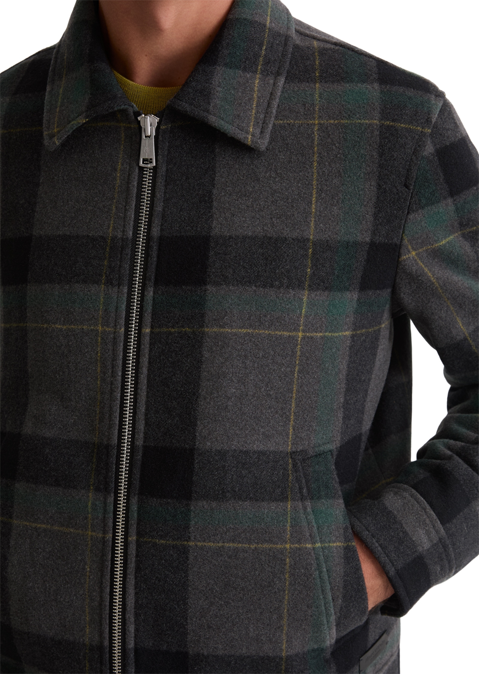 Marc O'Polo Outdoorjacke »mit leichter Wattierung«, ohne Kapuze