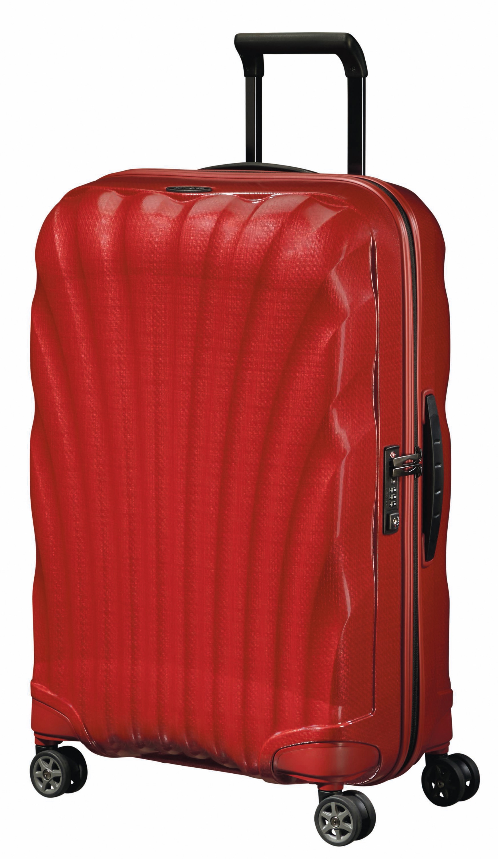 Samsonite Hartschalen-Trolley "C-LITE 69", 4 St. Rollen, Reisekoffer Aufgabegepäck Koffer für Flugreisen TSA-Zahlenschlo