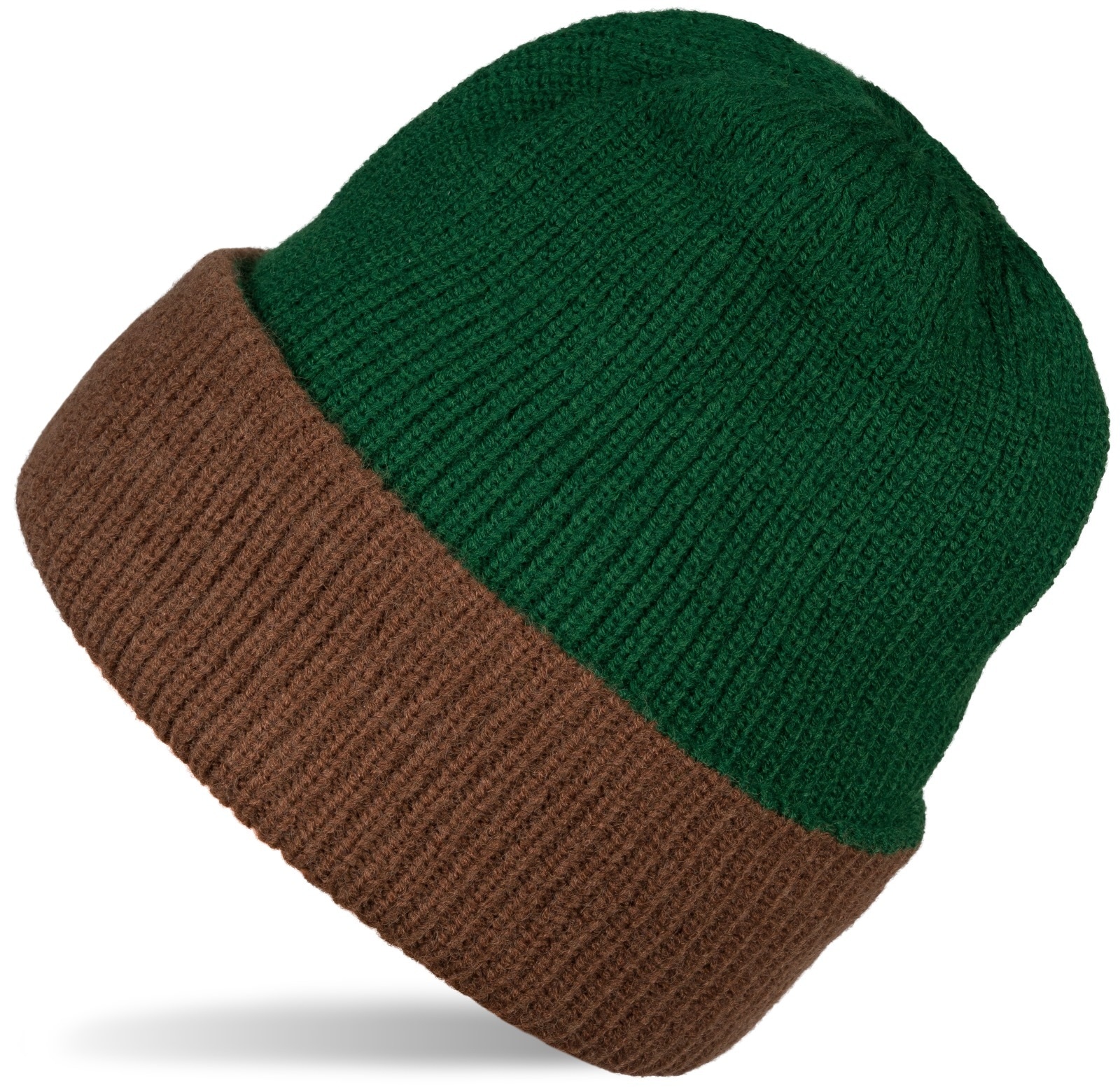 styleBREAKER Strickmütze "Wende Feinstrick Beanie doppelt gestrickt" 1 Stk.