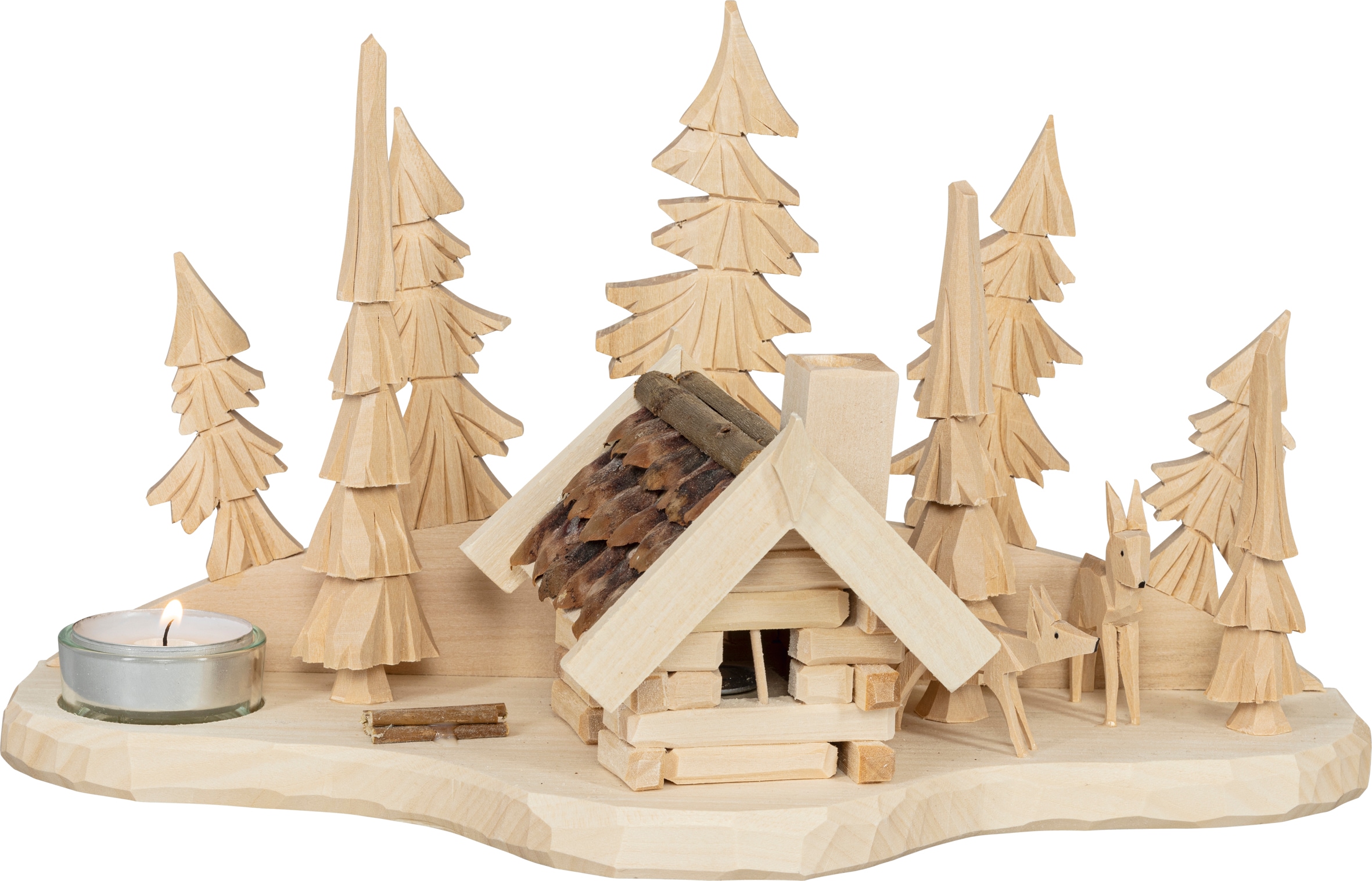 SAICO Original Räuchermännchen "Schnitzerei und Räucherhaus, für 1 Teelicht günstig online kaufen