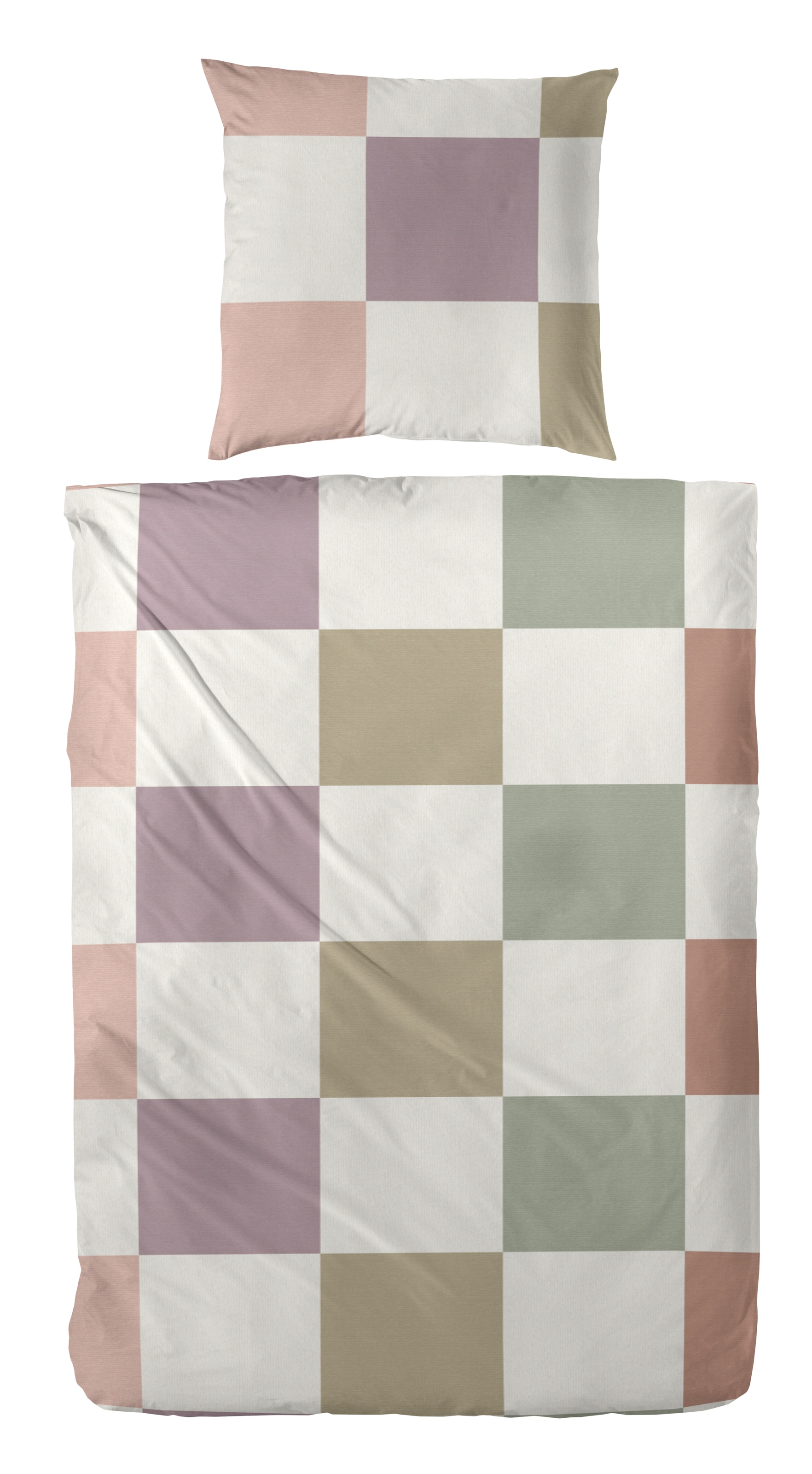 Primera Bettwäsche "Feinbiber-Bettwäsche Vierkante" 2 Stk. mit klassischem günstig online kaufen