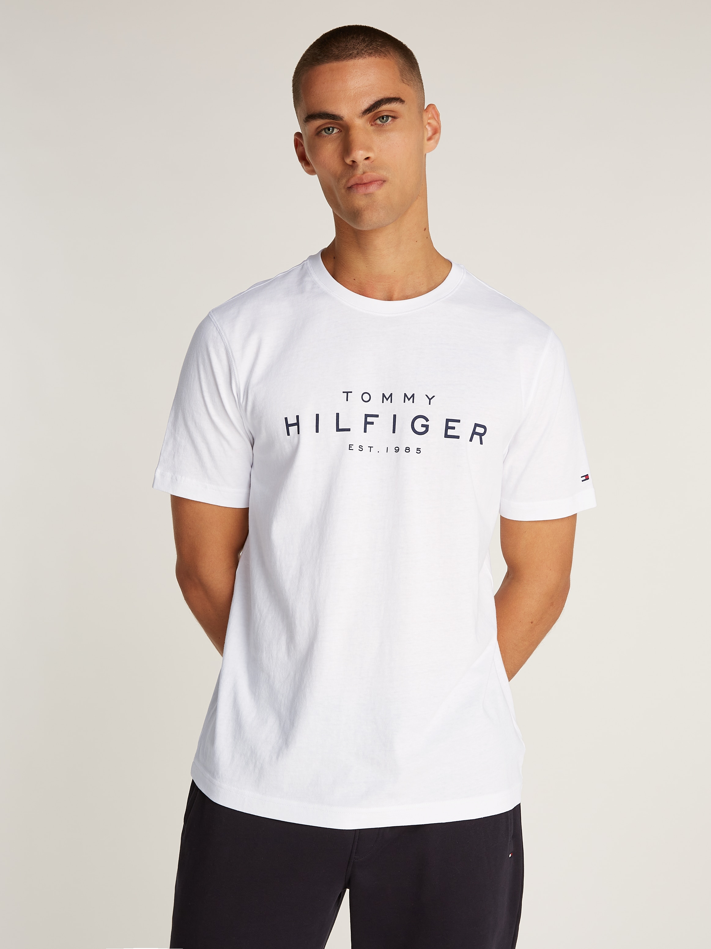 Tommy Hilfiger T-Shirt "BIG RWB HILFIGER TEE", mit Logo günstig online kaufen