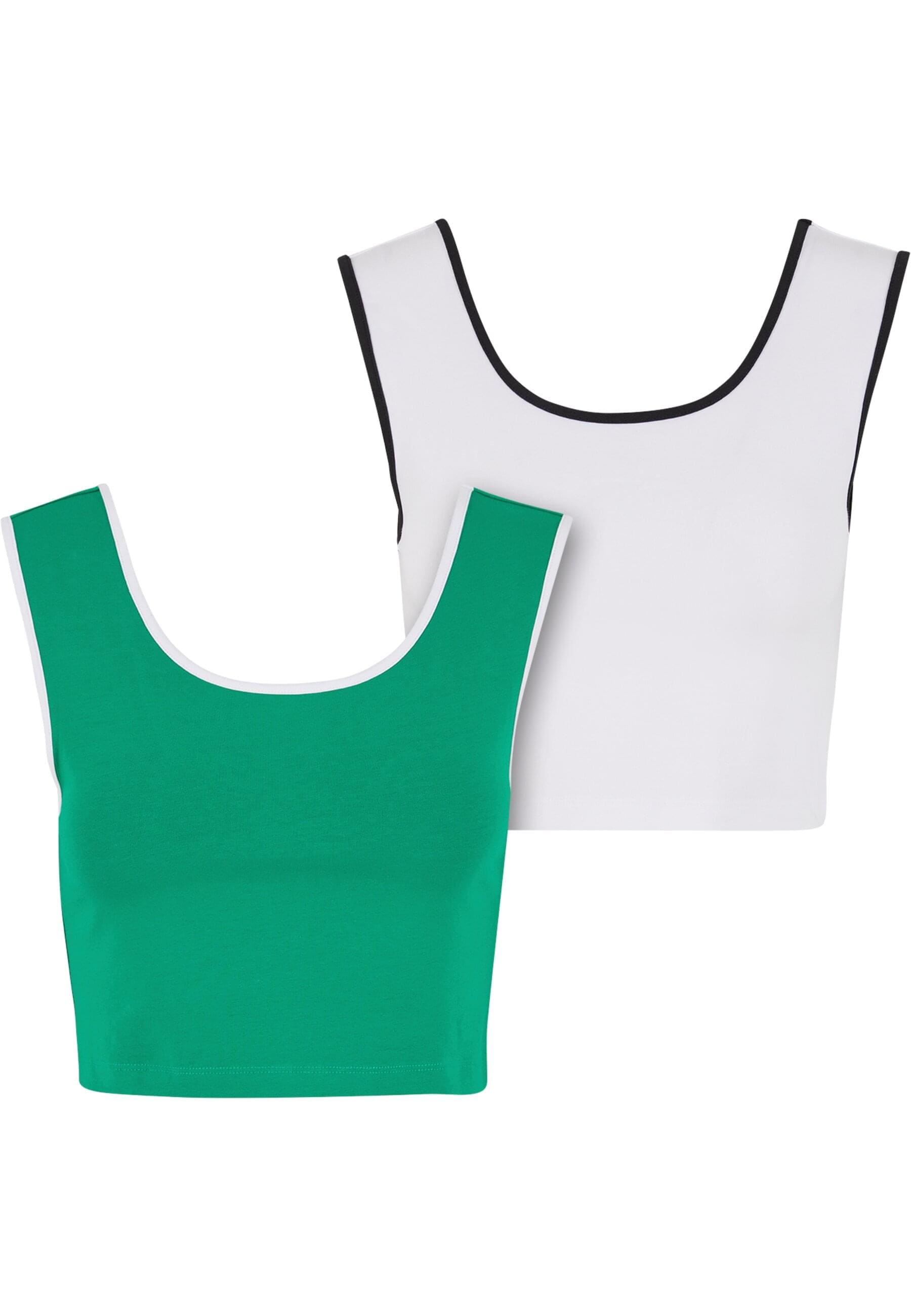 URBAN CLASSICS T-Shirt "Urban Classics Ladies Contrast Cropped Top" 1 Stk. günstig online kaufen