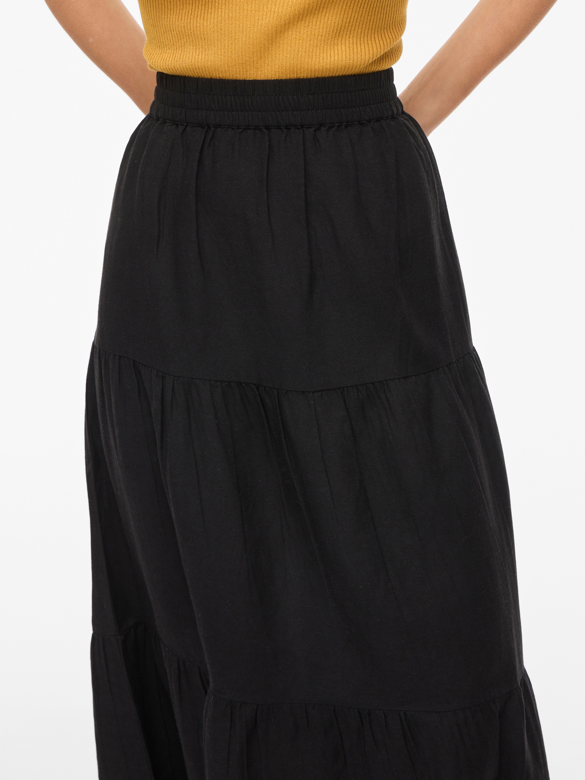 Vila Maxirock »VIPRISILLA HW ANKLE SKIRT - NOOS«