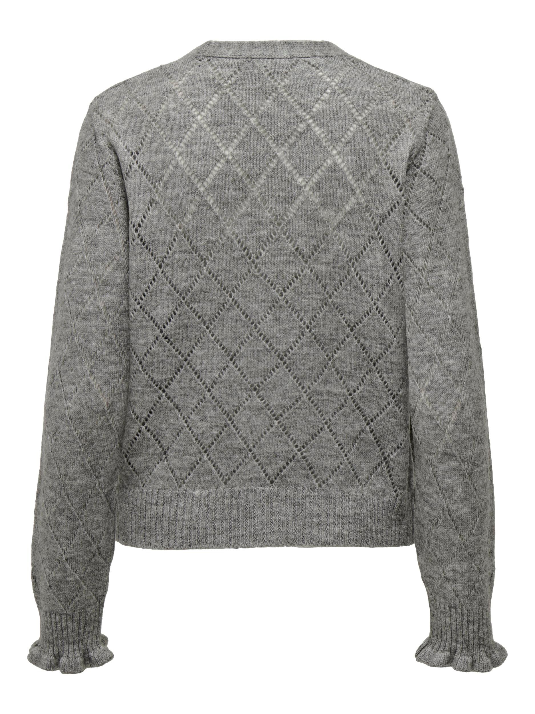 JDY Strickjacke JDYLETTY L/S V-NECK STRUC CARDI KNT NOOS günstig online kaufen