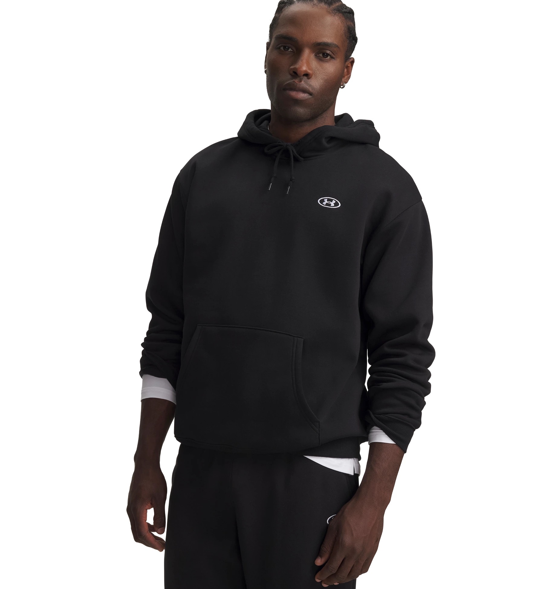 Under Armour Kapuzensweatshirt "UA RIVAL FLC HOODIE", mit Kapuze, aus Baumwolle und Polyester, auch in großen Größen