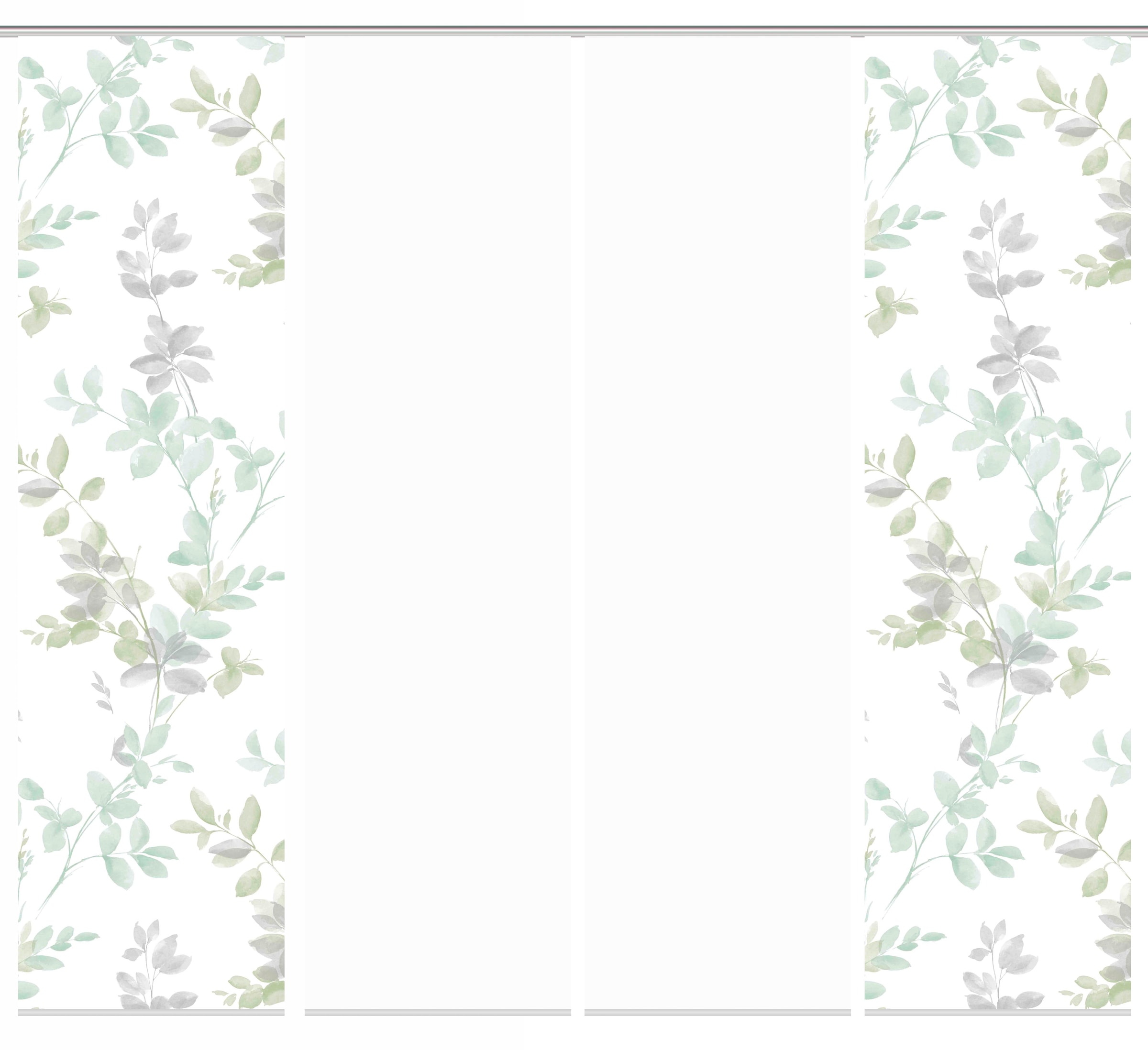 HOME WOHNIDEEN Schiebegardine »4er SET« Paneelwagen 4 Stk. tlg. Schiebevorhang Digidruck 4er Set AYLA