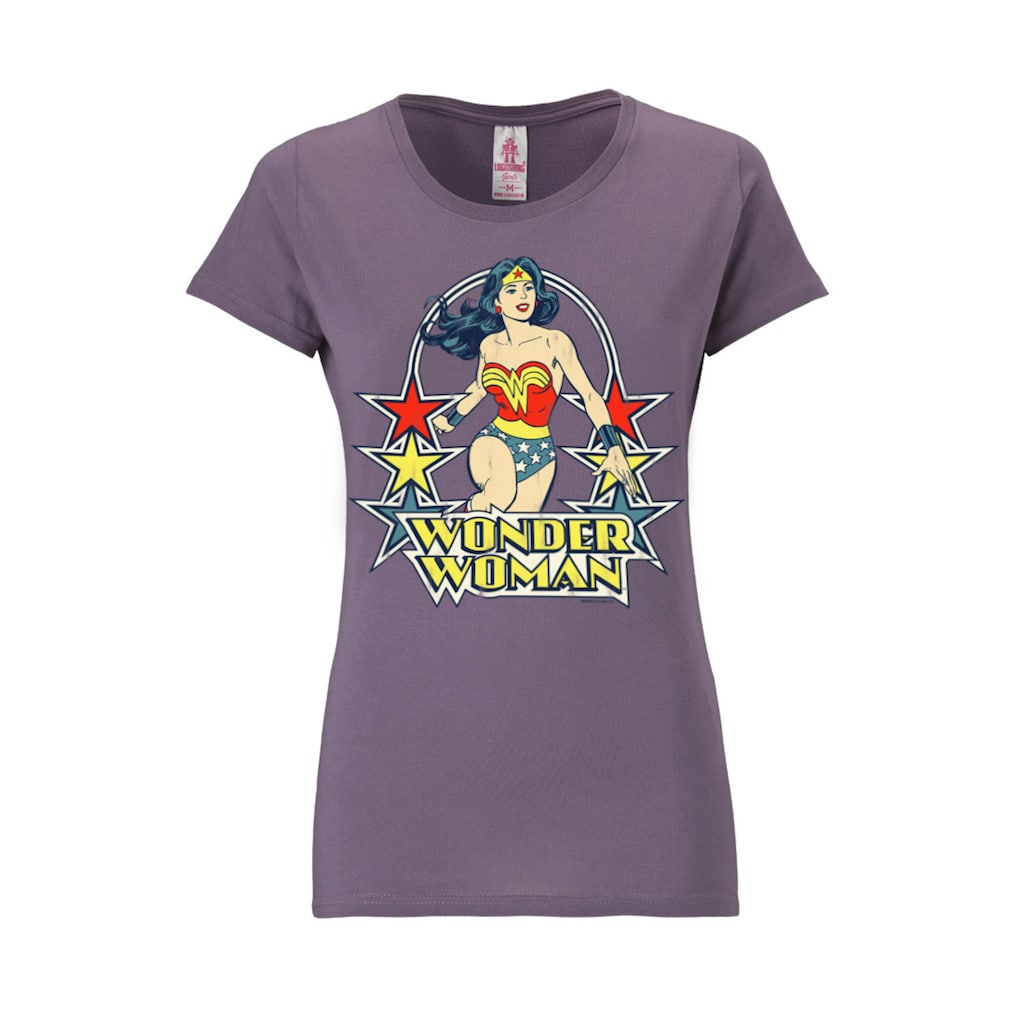 LOGOSHIRT T-Shirt »Wonder Woman« mit trendigem Retro-Print GU8635