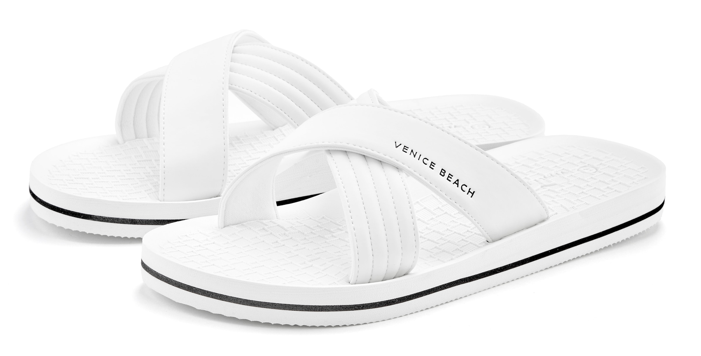 Venice Beach Pantolette, Badeschuh, offener Schuh, Unisex VEGAN