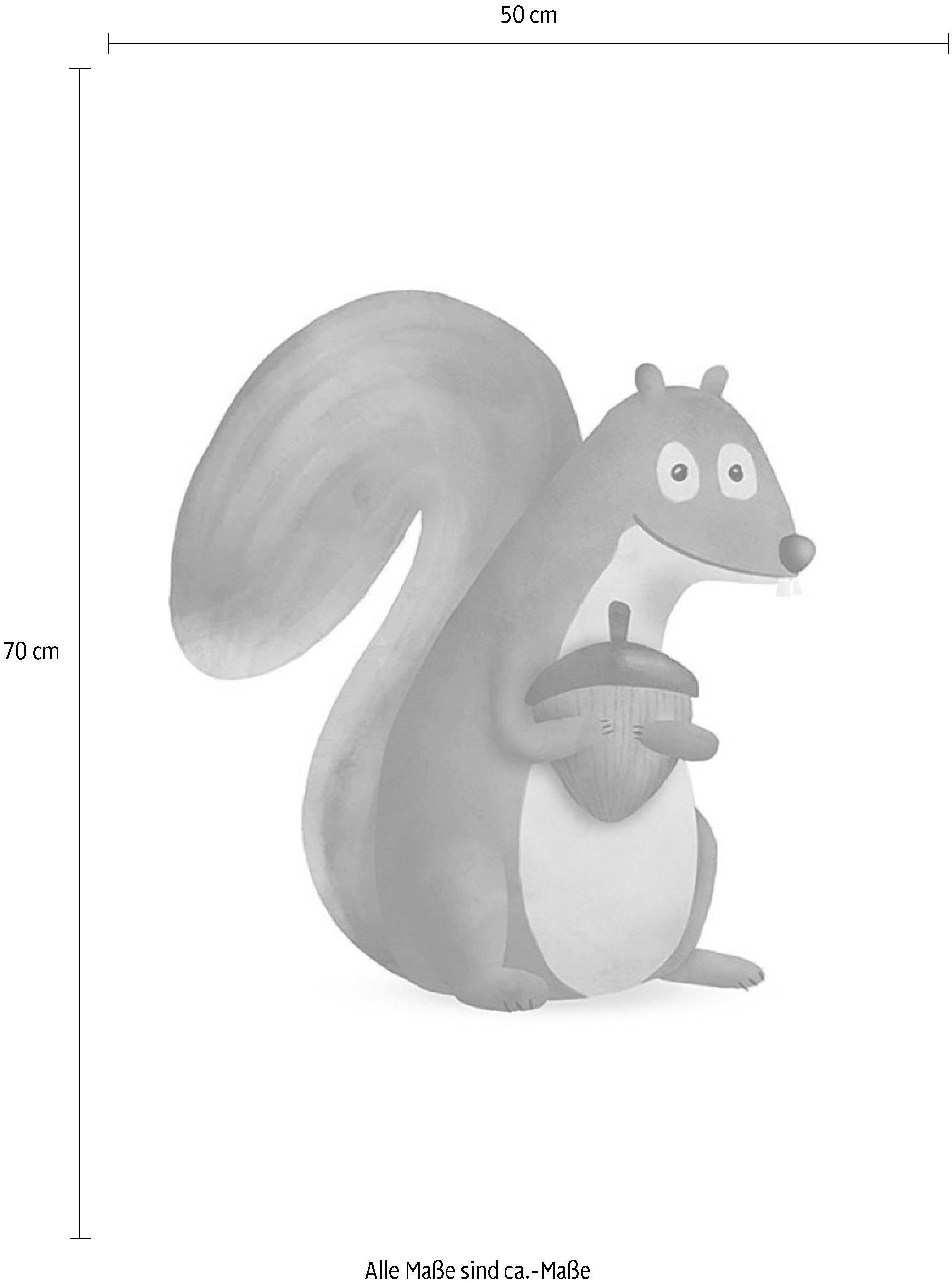 Komar Bild »Cute Animal Squirrel«, Tiere, (1 St.), Wandbild zur Dekoration - ohne Rahmen