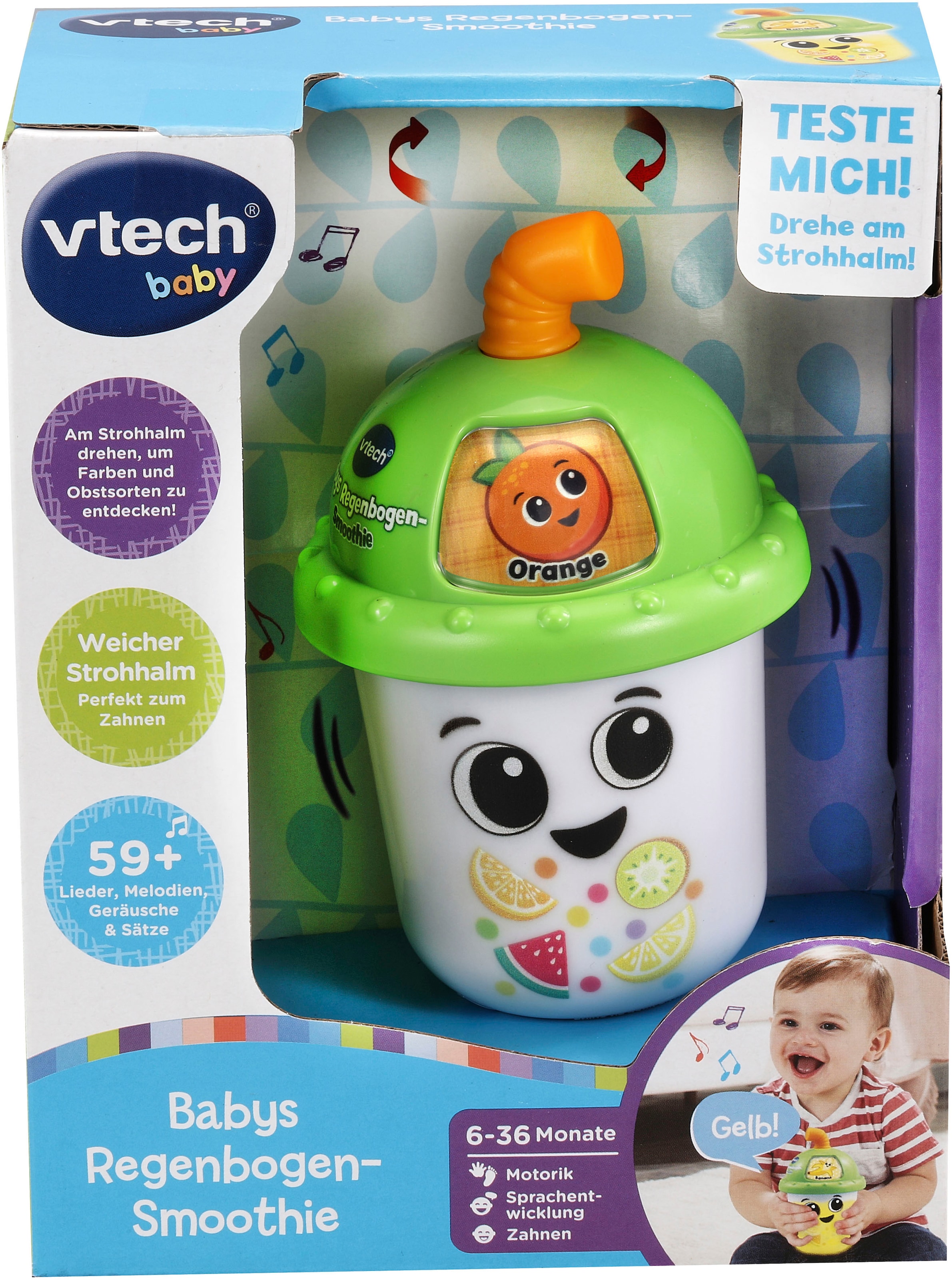 Vtech® Lernspielzeug »Vtech Babys BAUR | mit Regenbogen-Smoothie«, Licht und Baby, Sound