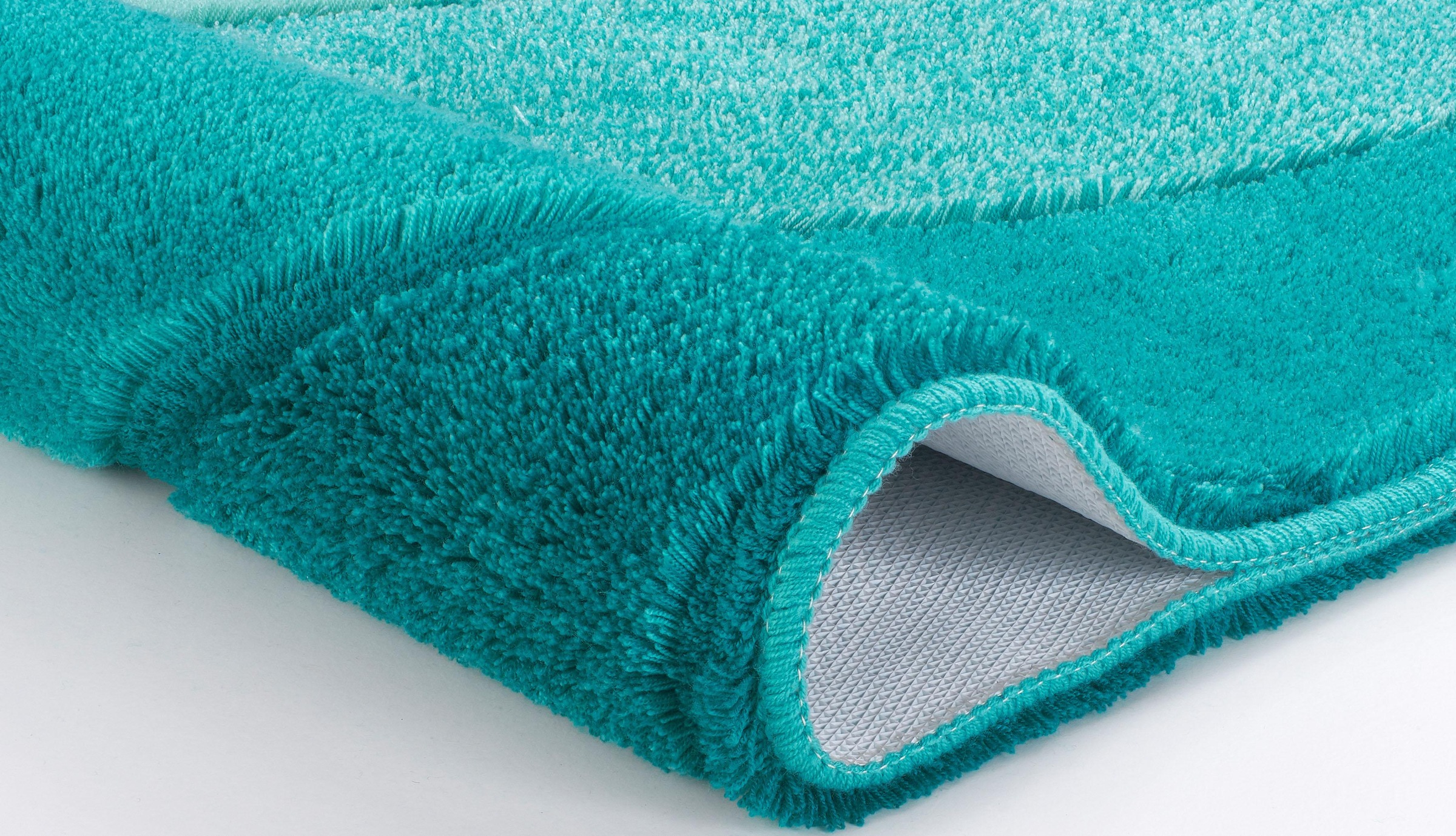 Thumbnail - Kleine Wolke Badematte "Serenade" Höhe 20 mm rutschhemmend beschichtet fußbodenheizungsgeeignet Badteppich, Wellen Desig...