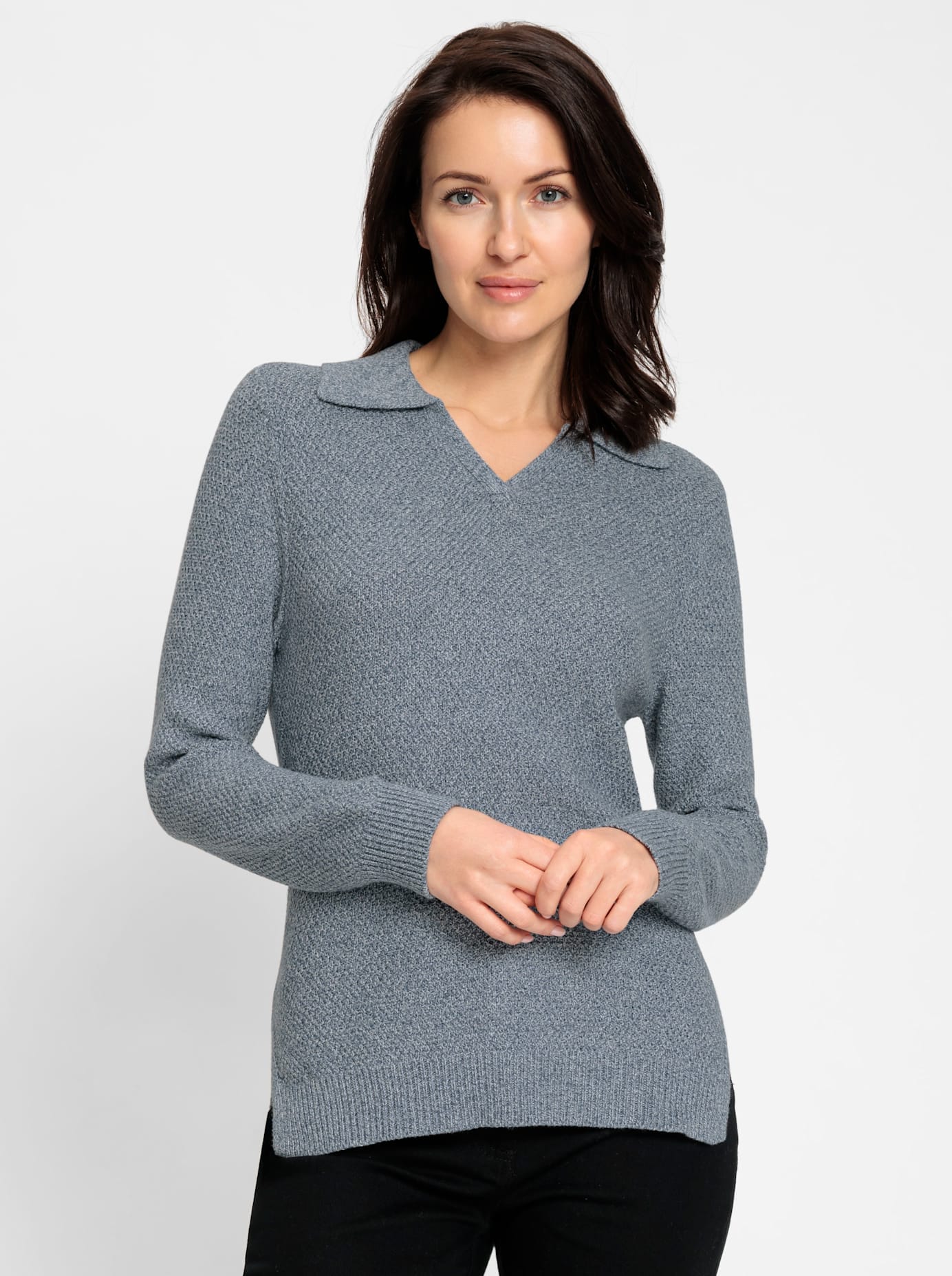 Inspirationen Strickpullover "Polopullover" günstig online kaufen