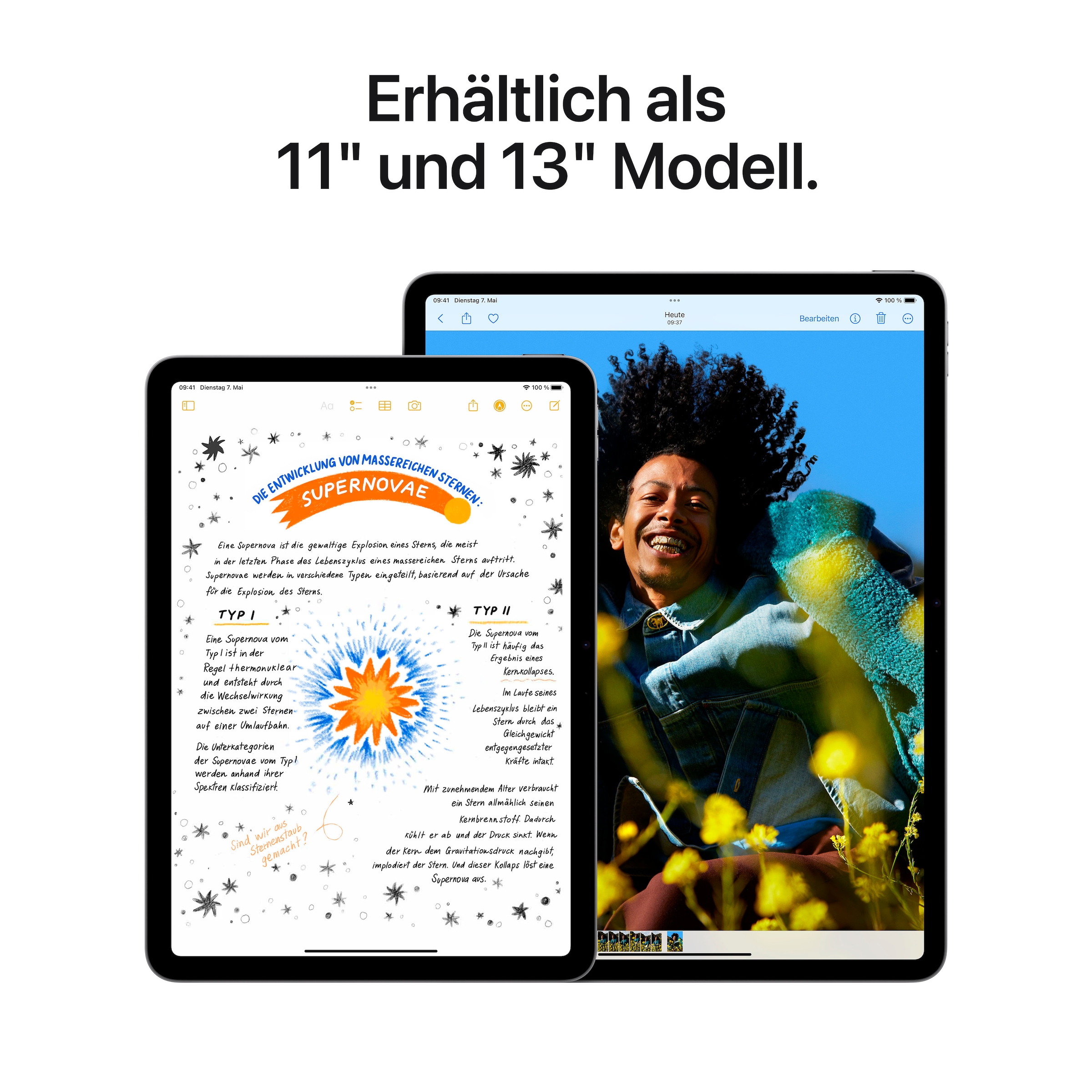 Apple Tablet »11" iPad Air Wi-Fi + Cellular 512GB«, (iPadOS)