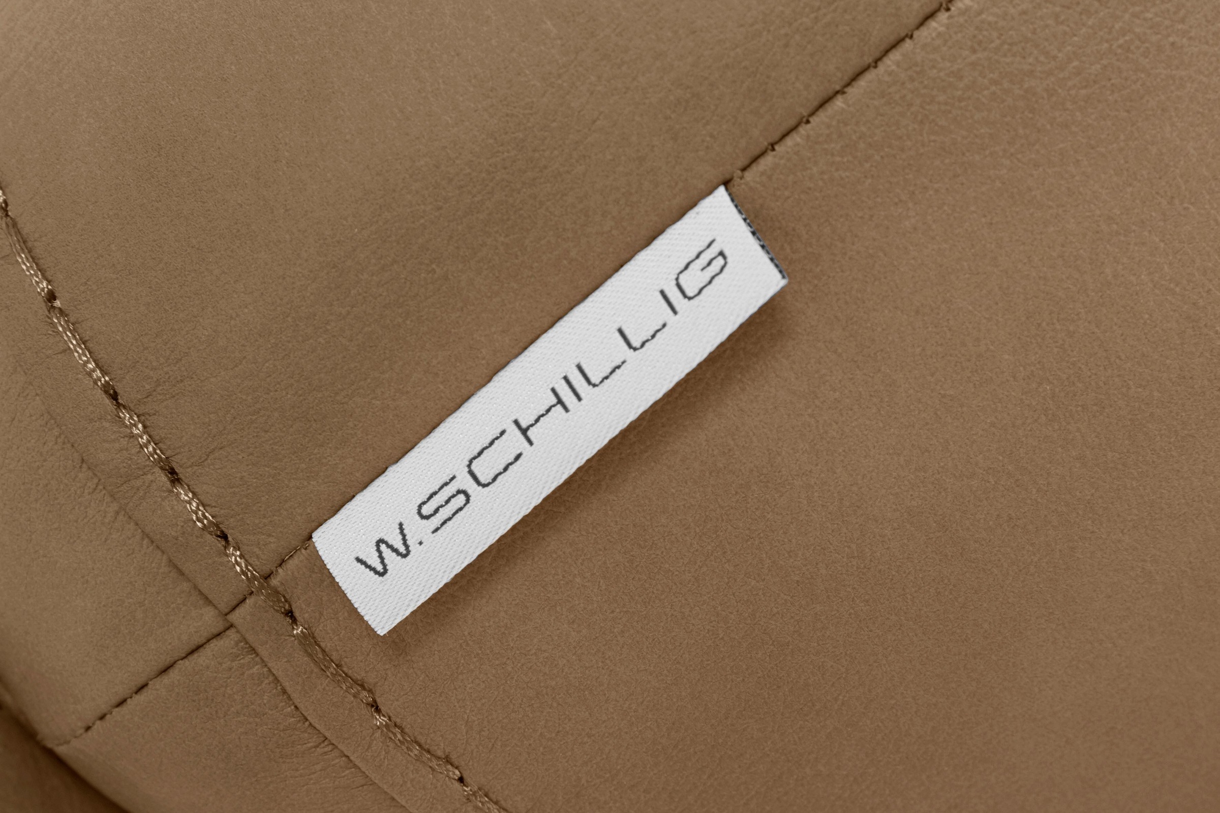 W.SCHILLIG Hocker »montanaa«, mit Metallkufen in Chrom glänzend, Breite 141 cm