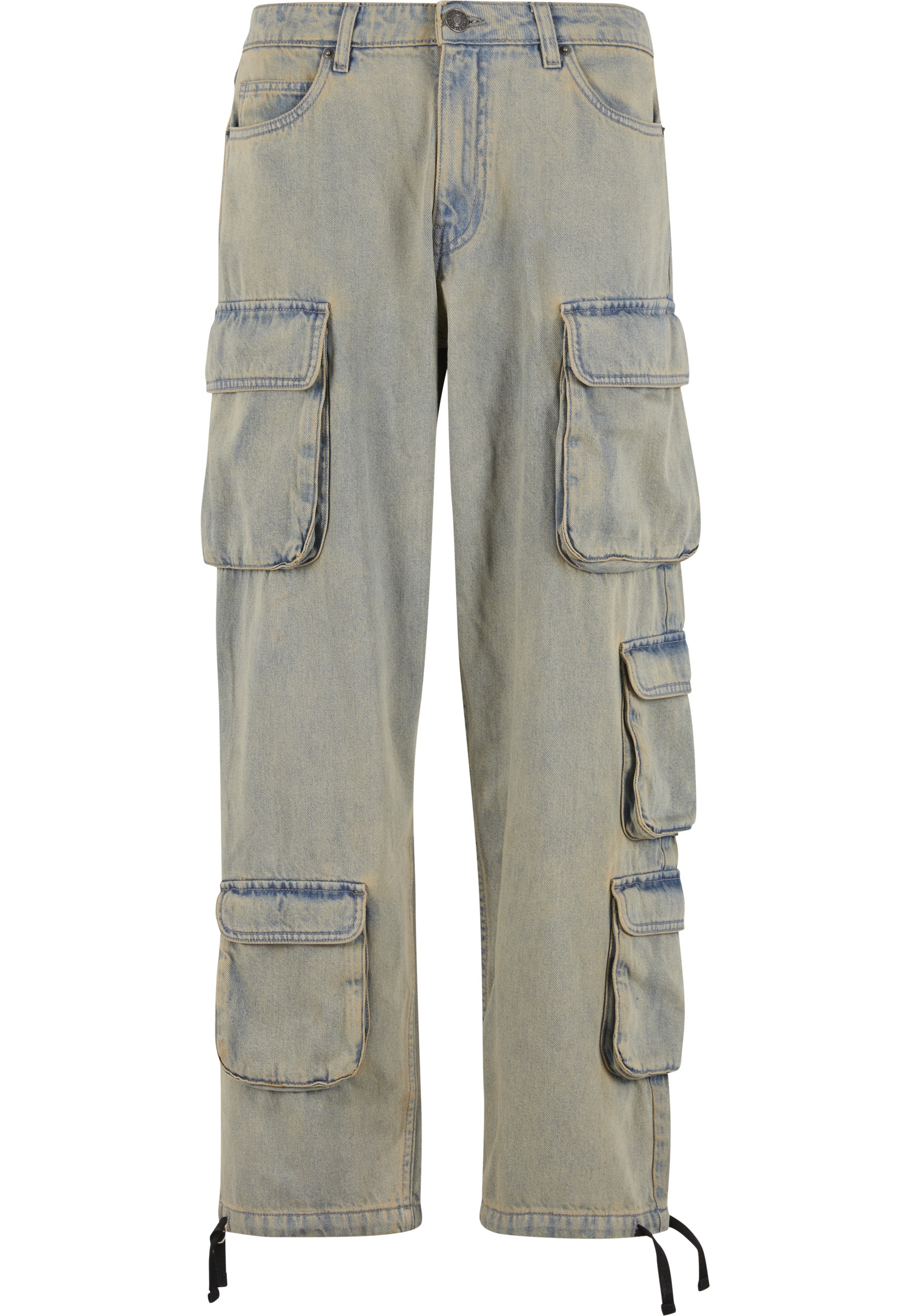 URBAN CLASSICS Cargohose "Urban Classics Multi Pocket Denim Cargo"