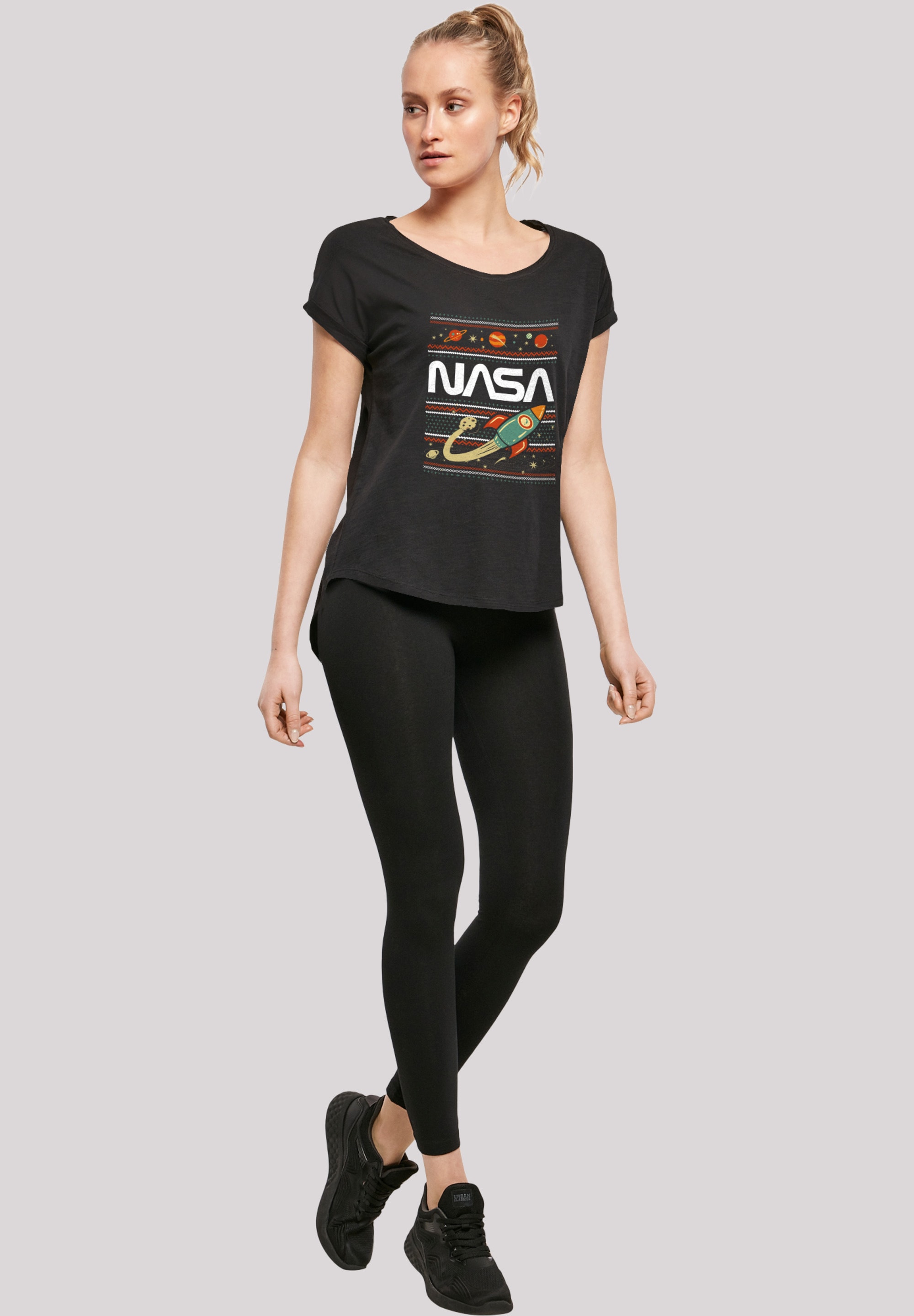 F4NT4STIC T-Shirt »NASA Fair Isle'«, Print