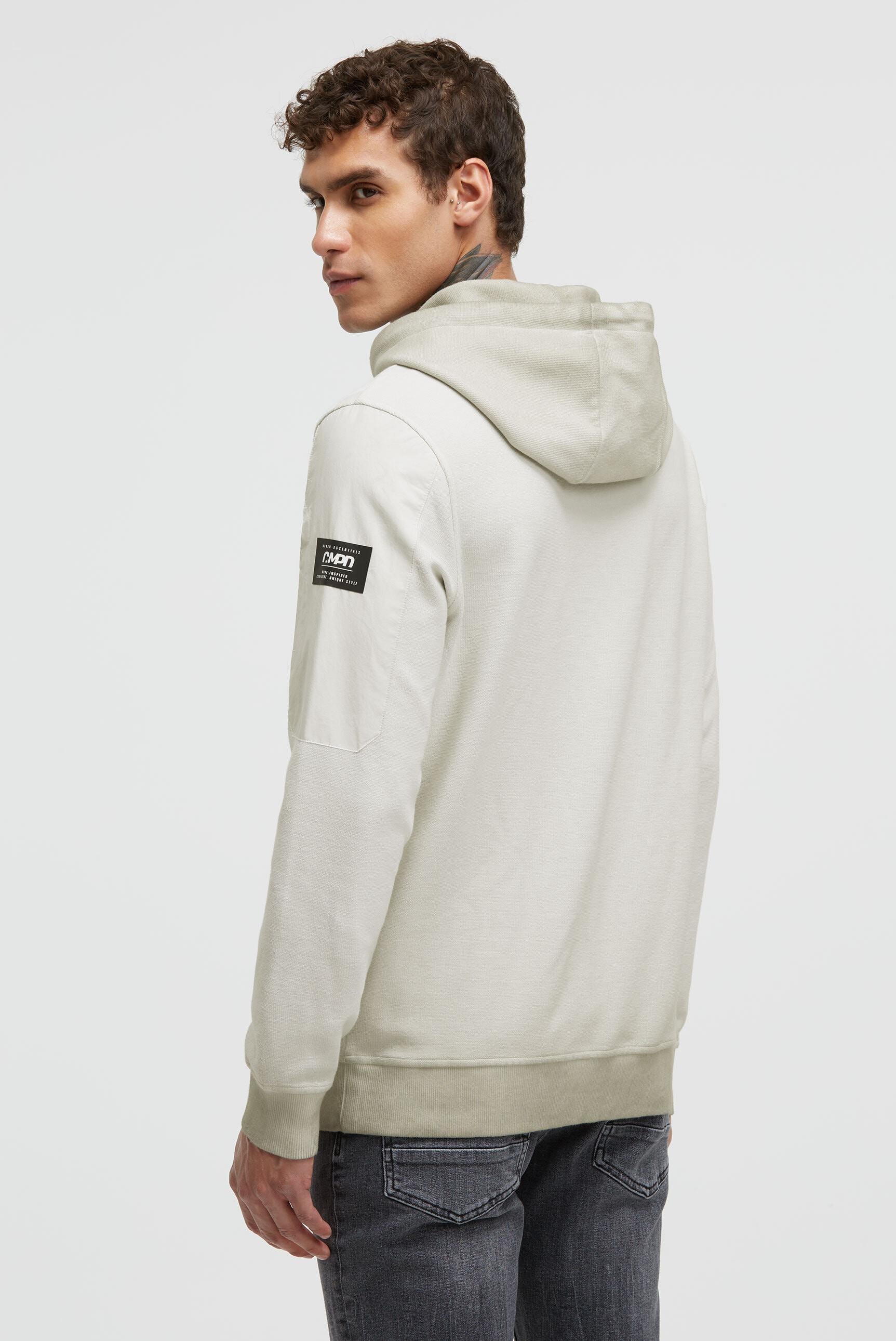 CMPD Kapuzensweatshirt, mit Ärmeltasche
