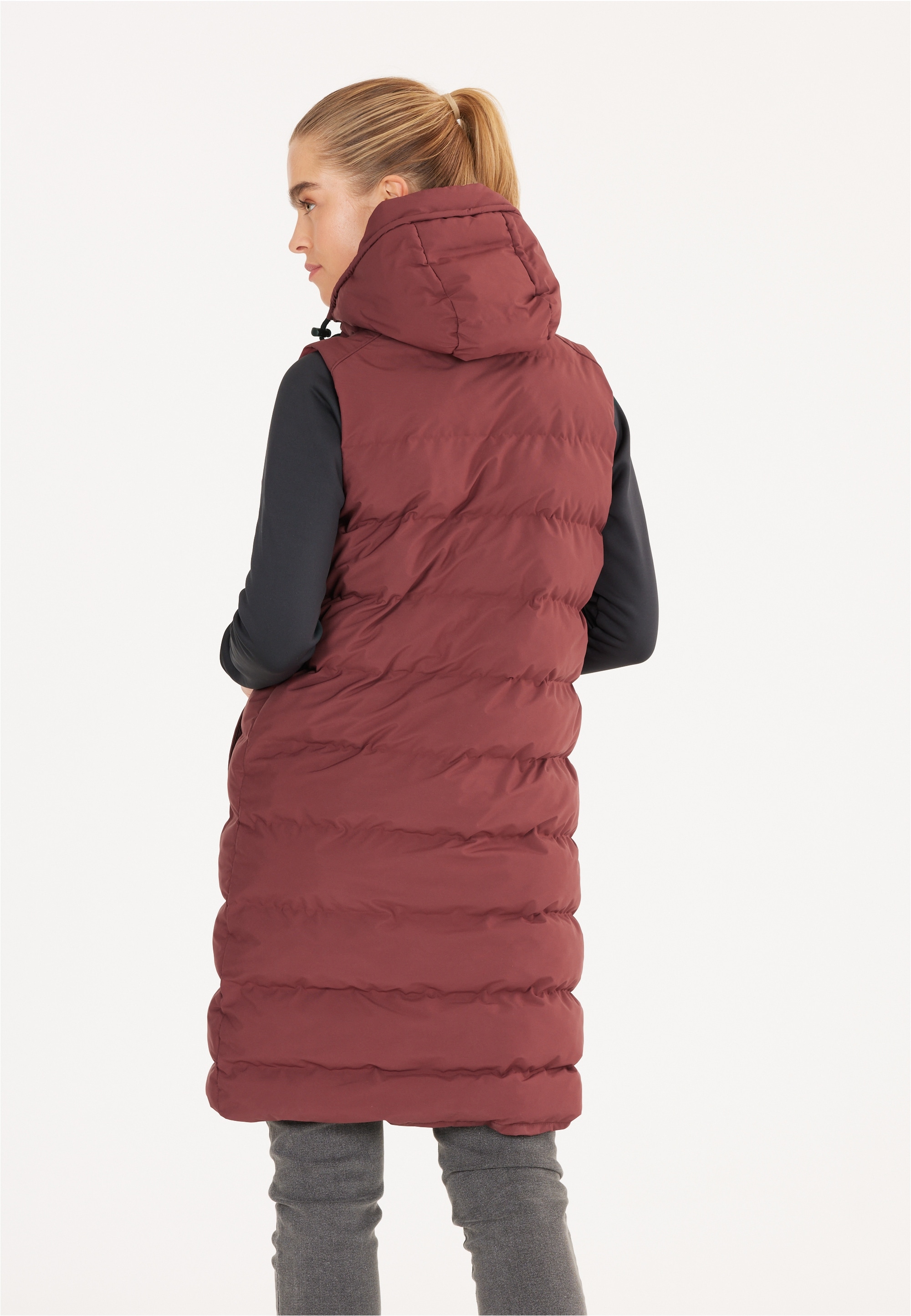 WEATHER REPORT Steppweste »Chief« mit langem Schnitt