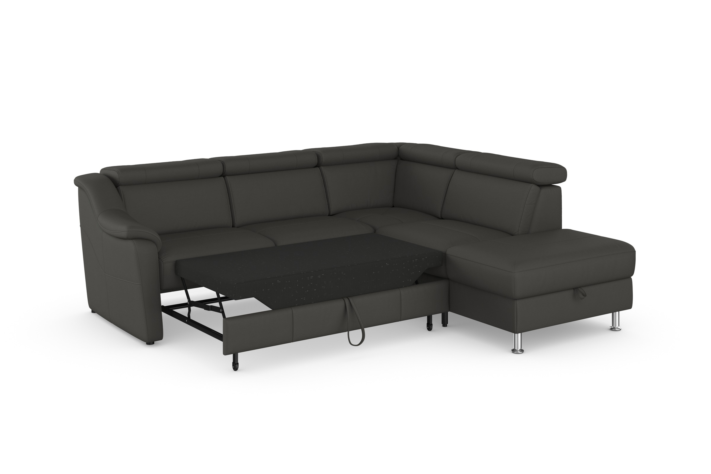 sit&more Ecksofa »Freetown L-Form«, inklusive Kopfteilverstellung und komfortablem Federkern