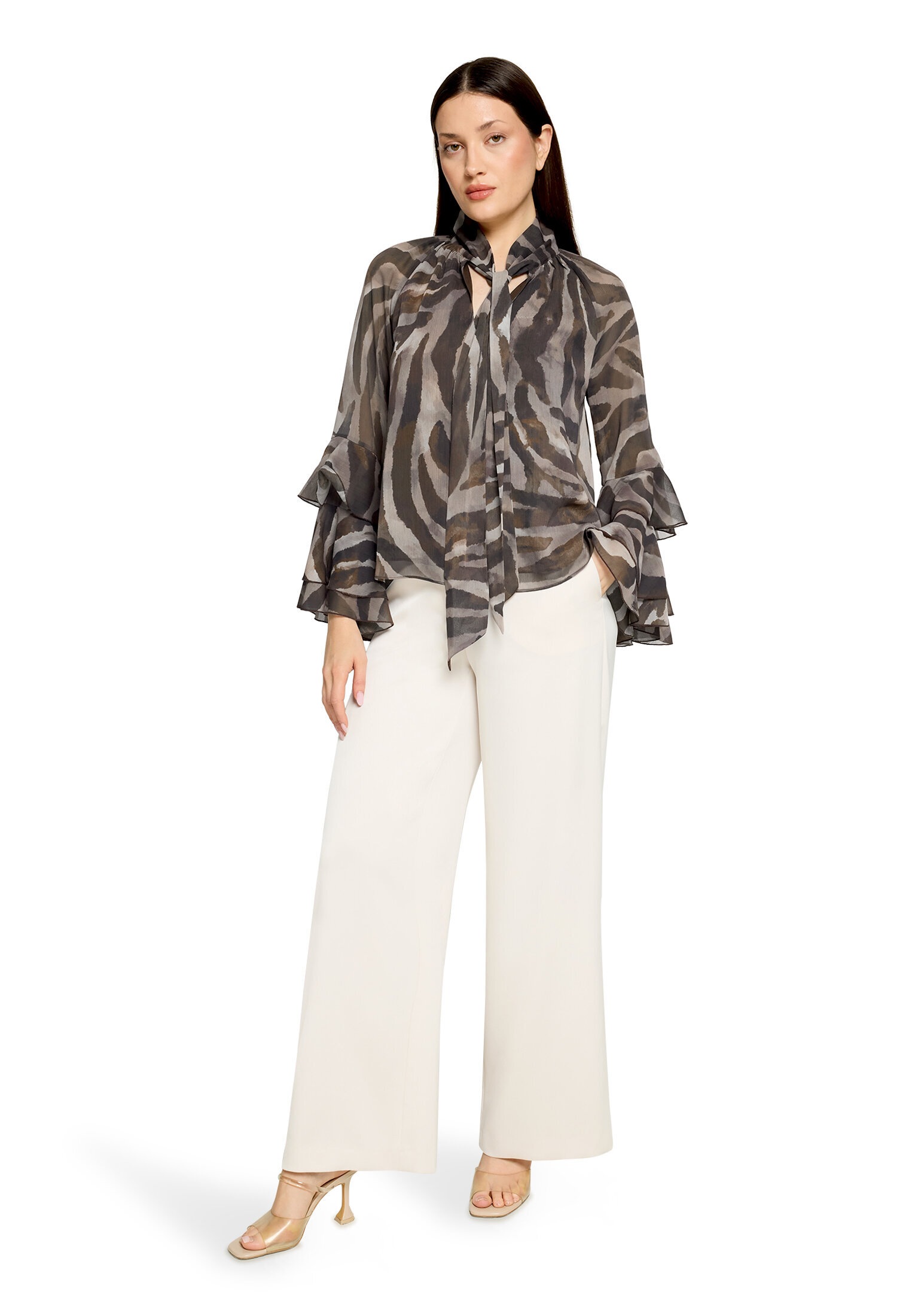 Vera Mont Chiffonbluse »Damen mit Volant«