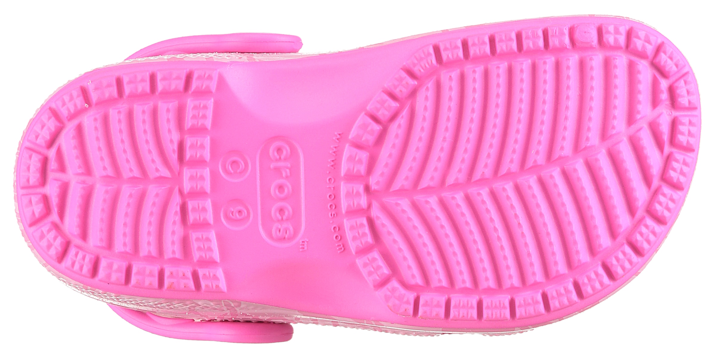Crocs Clog »Mattel Pink Barbie Cls Clog K«, Barbie Clog, Hausschuh mit Herzchen