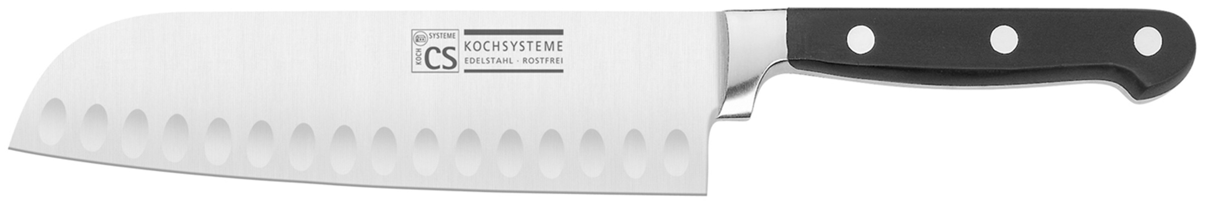 CS Koch-Systeme Santokumesser "PREMIUM, 16 cm, Edelstahl rostfrei" mit hoher Schneidqualität