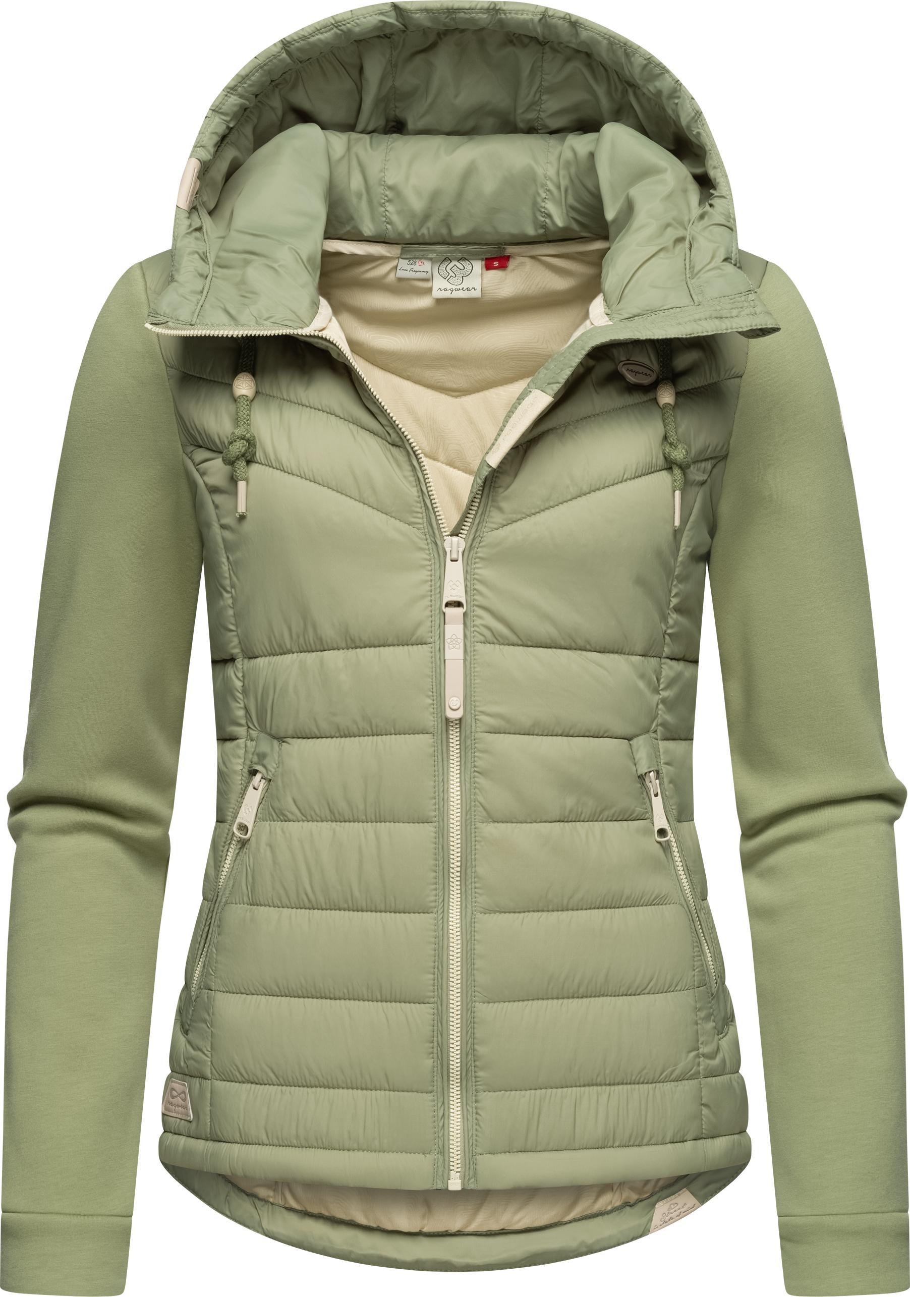 Ragwear Outdoorjacke »Lucinda«, mit Kapuze, Steppjacke aus modernem Materialmix mit Kapuze