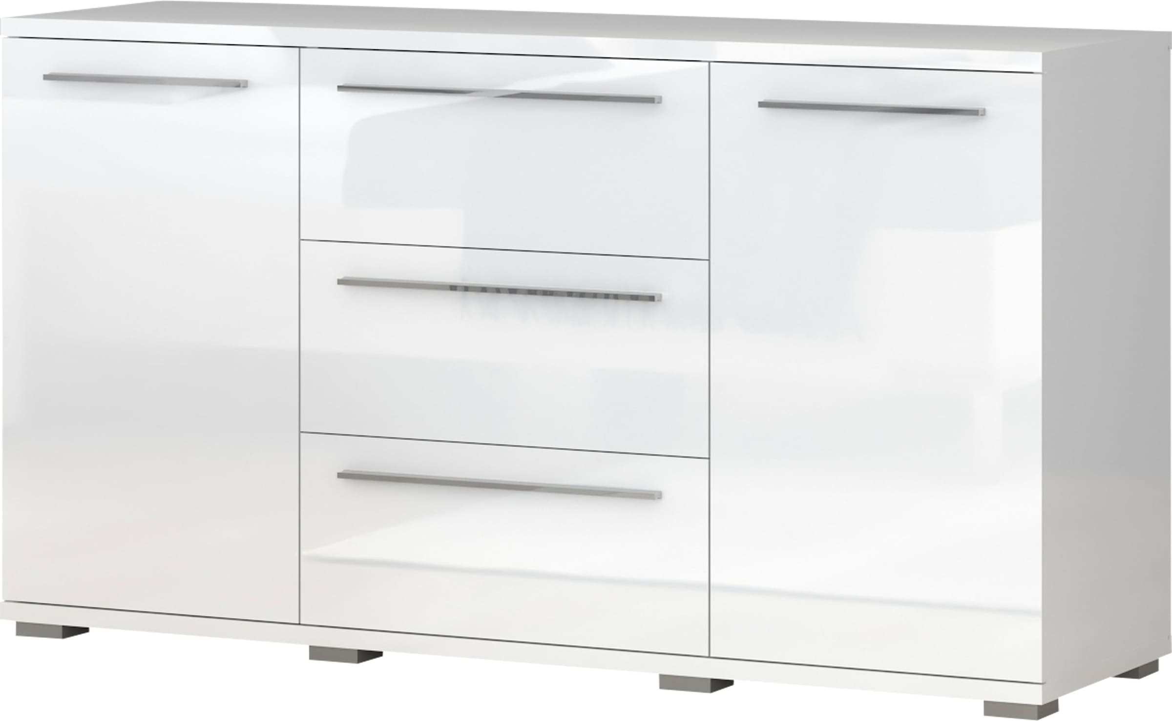 Places of Style Sideboard "Piano, Kombikommode, 2-türig mit 3 Schubladen, 1 günstig online kaufen