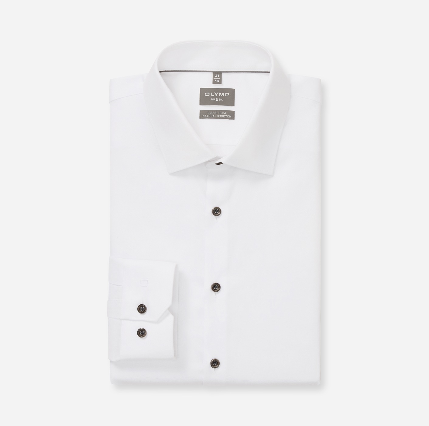 OLYMP Langarmhemd »No 6« Businesshemd, super slim fit, New York Kentkragen