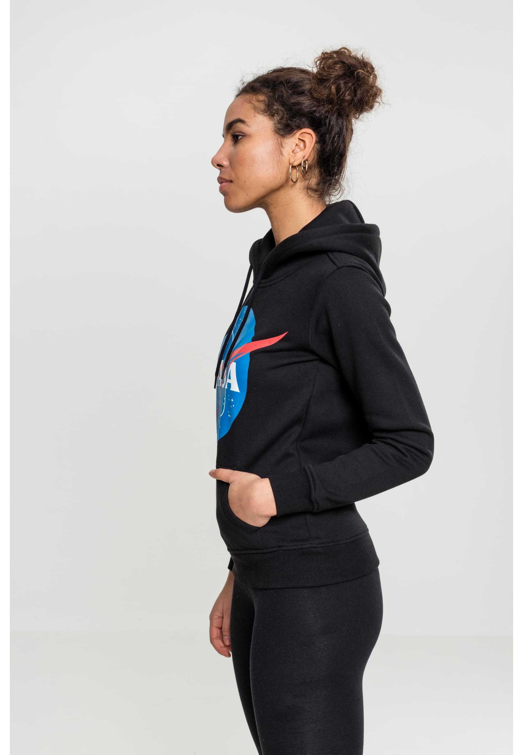MisterTee Rundhalspullover »MisterTee Damen Ladies NASA Insignia Hoody« 1 Stk. tlg.