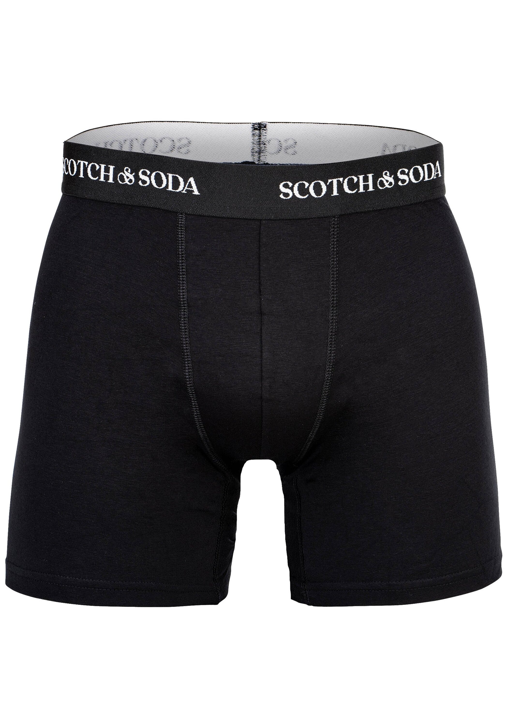 Scotch & Soda Boxershorts »Boxershort Solid Cotton Stretch 3er Pack«
