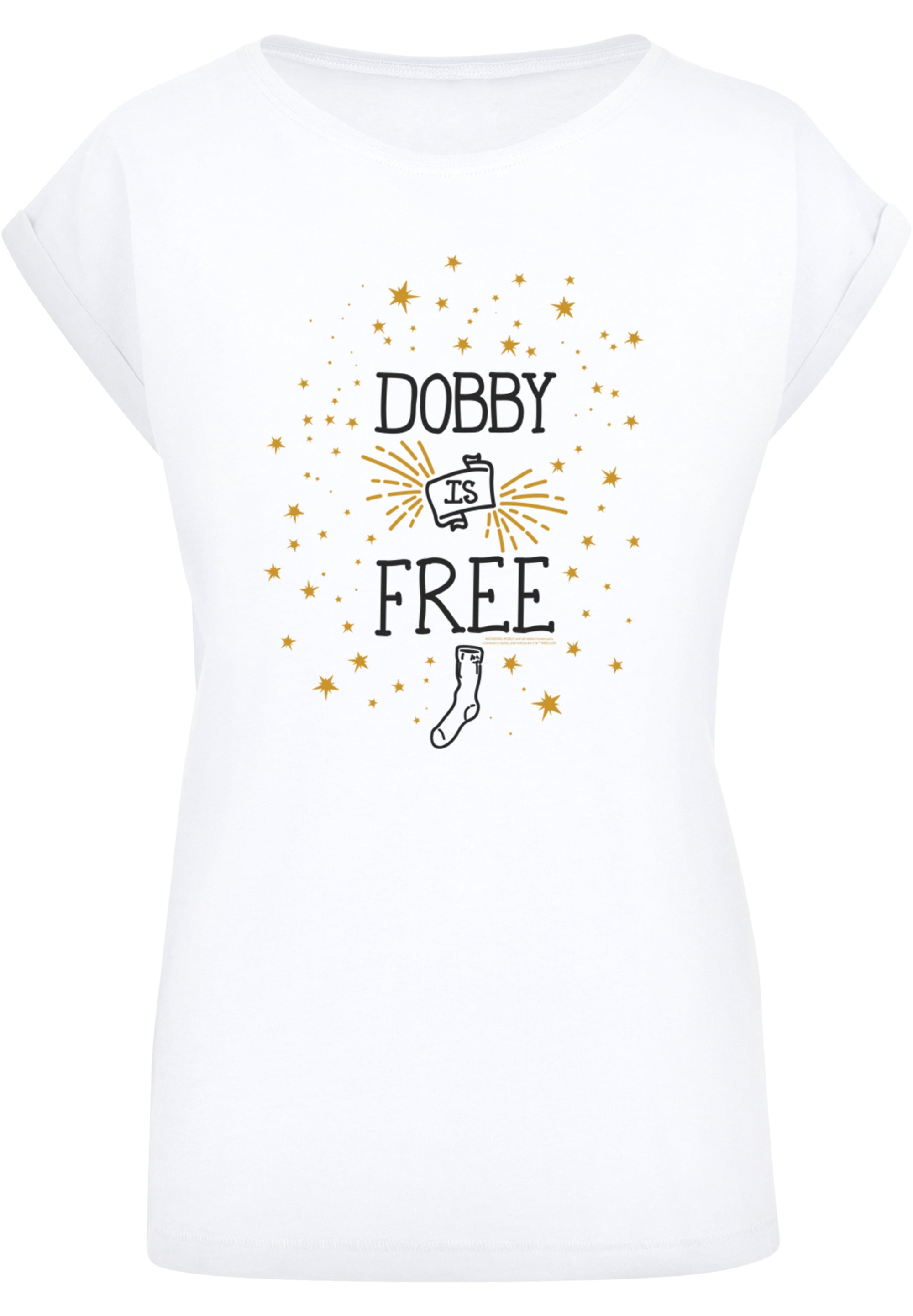 F4NT4STIC T-Shirt »Harry Potter Dobby Is Free«, Print