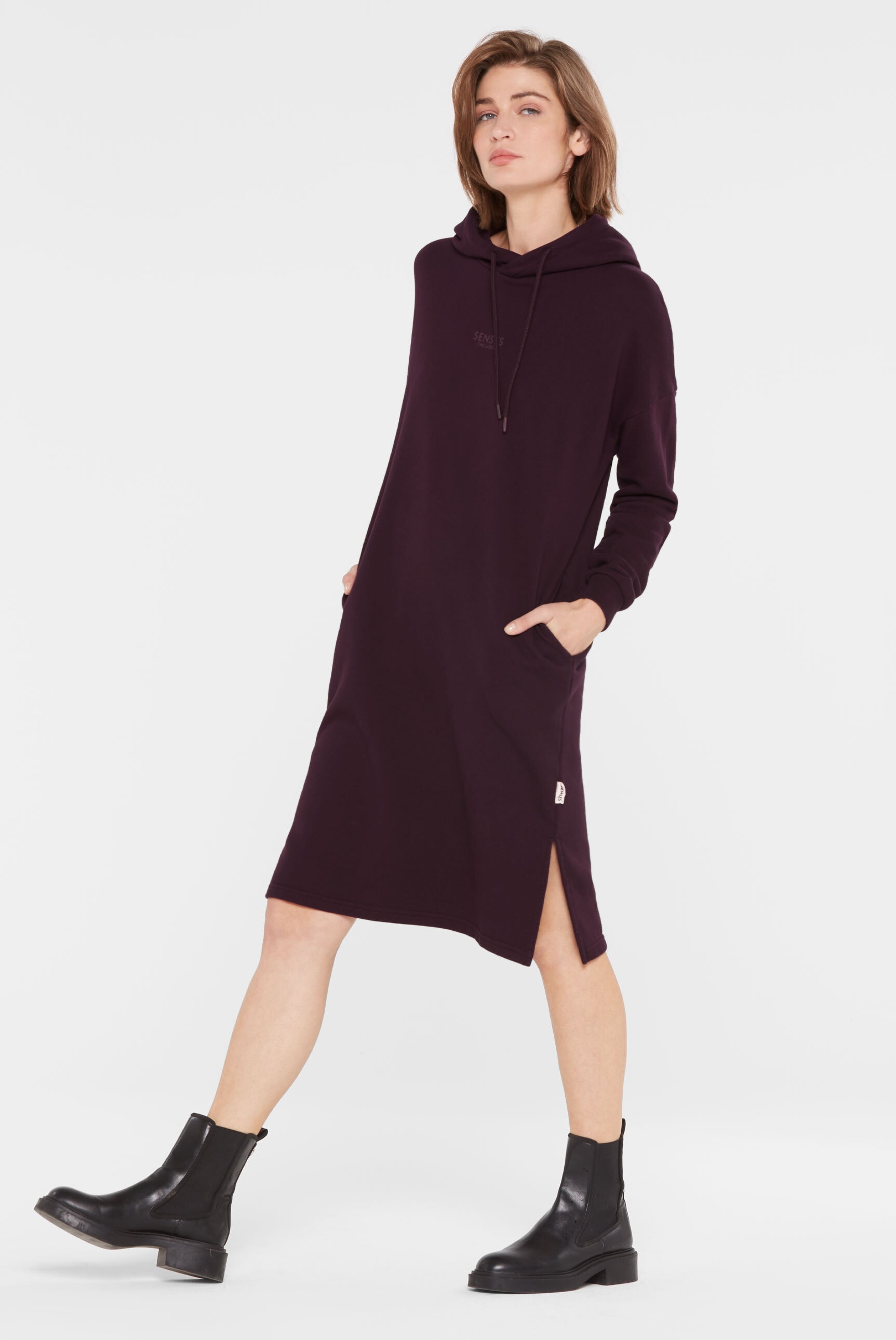 SENSES.THE LABLE Sweatkleid, aus Baumwolle