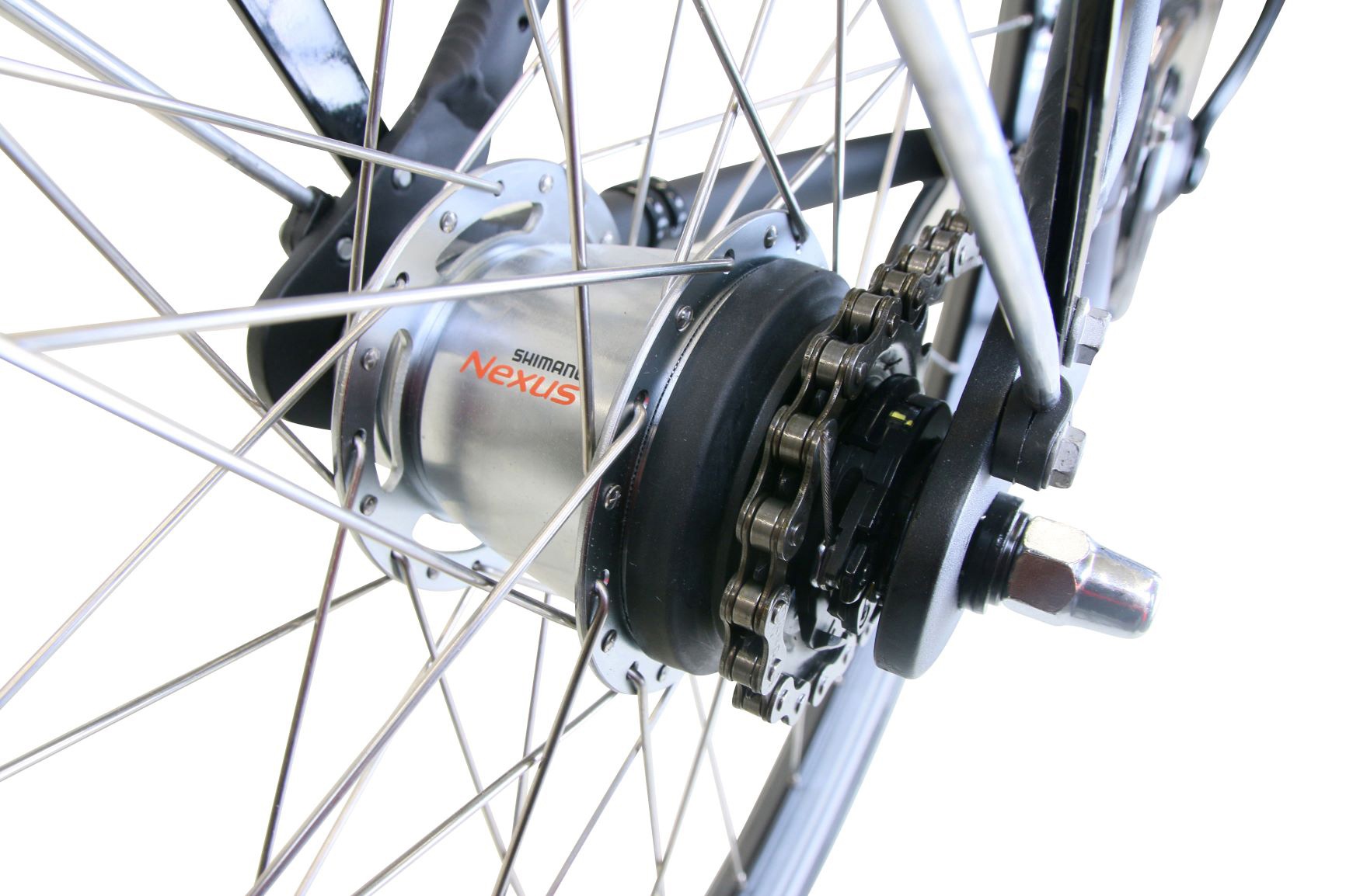 HAWK Bikes Cityrad »City Wave Easy Black«, 7 Gang, Shimano, Nexus Schaltwerk, für Damen und Herren