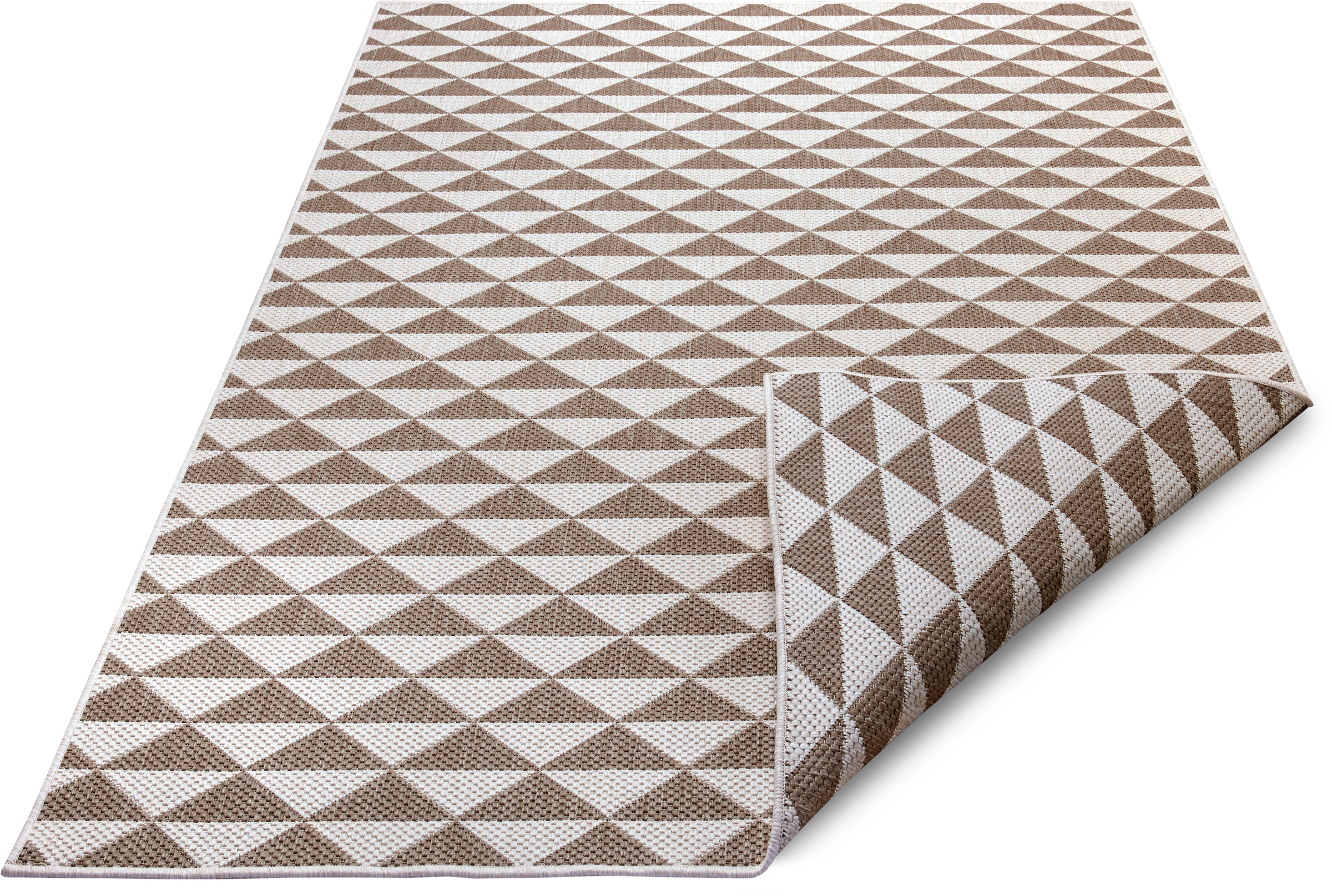 NORTHRUGS Teppich »Tahiti«, rechteckig, 5 mm Höhe, In- und Outdoor geeignet, Wendbar, Wohnzimmer