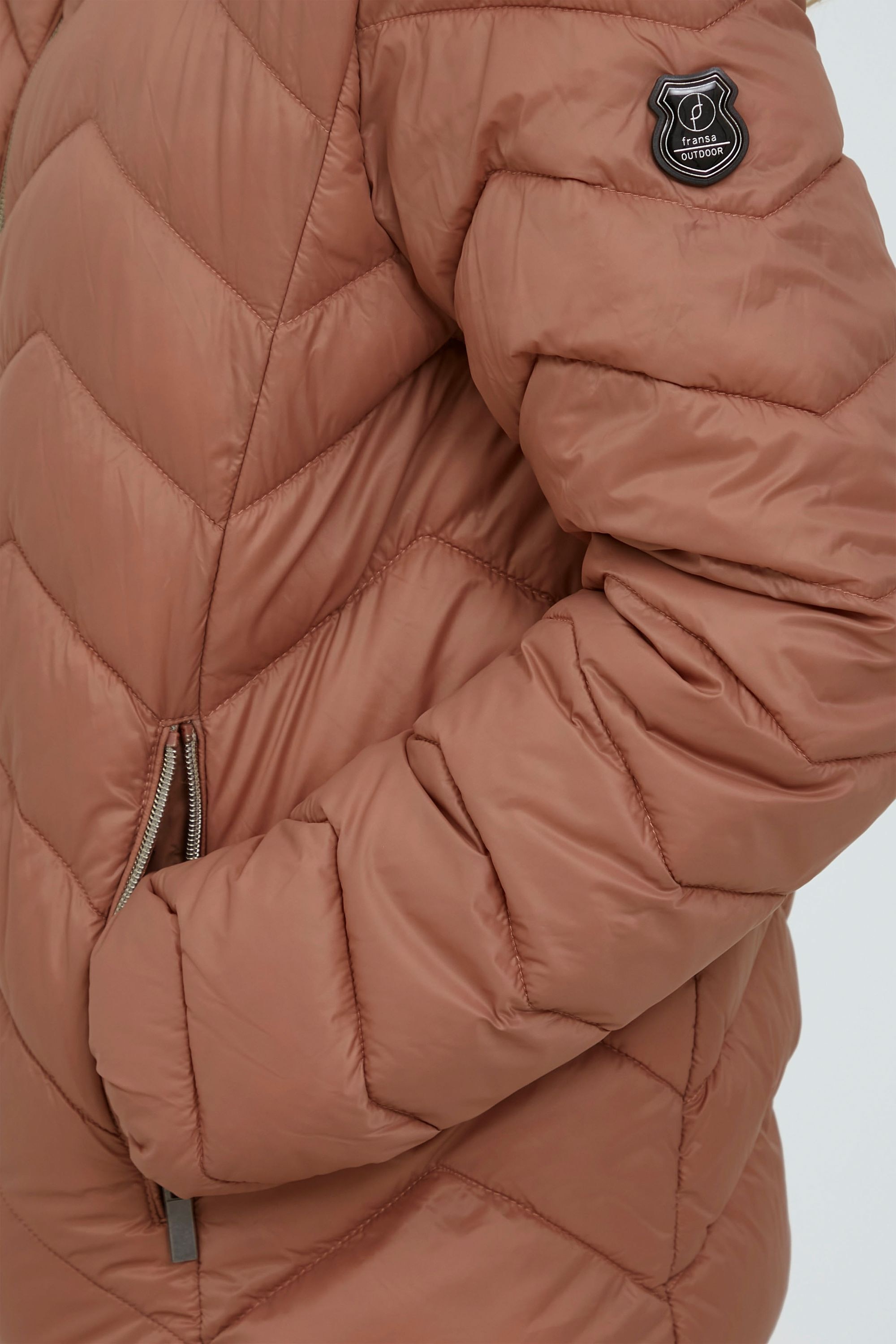 fransa Steppjacke »Steppjacke FRBapadding«, mit Kapuze