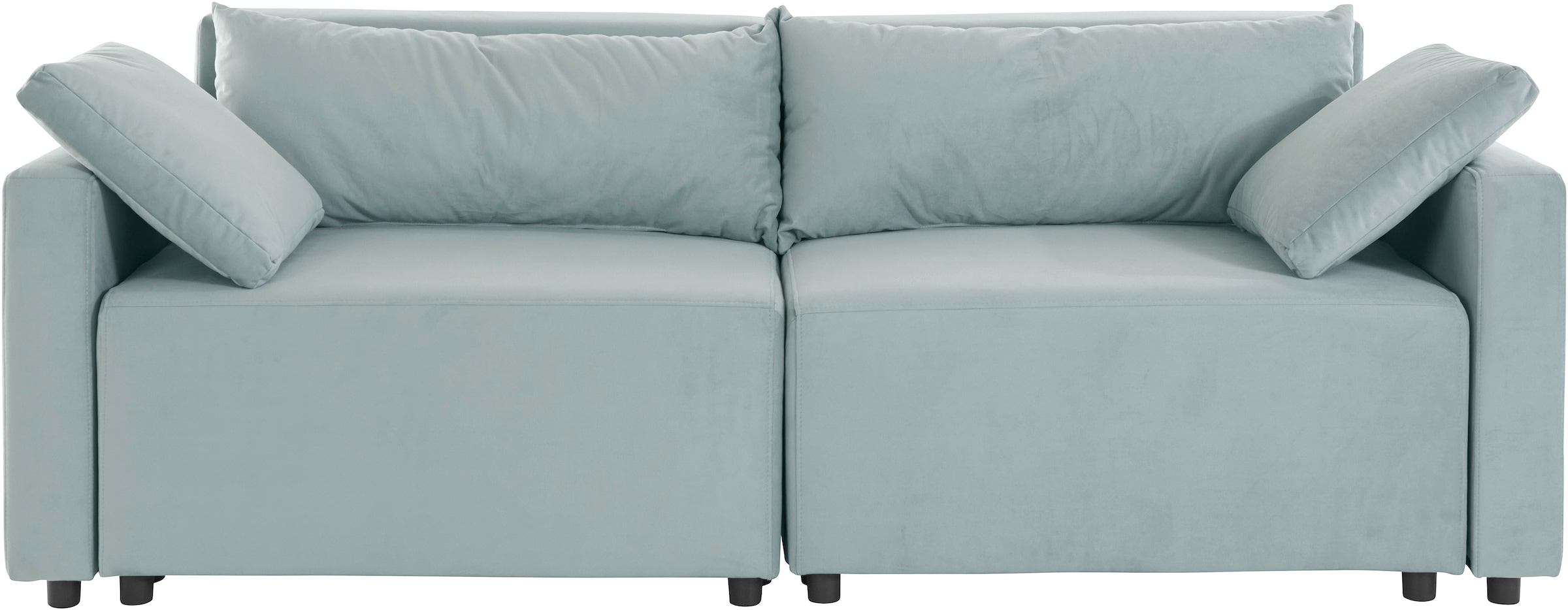 2-Sitzer »Marva 2tlg.«, beide Elemente ausziehbar für Bettfunktion, mit Bettkasten
