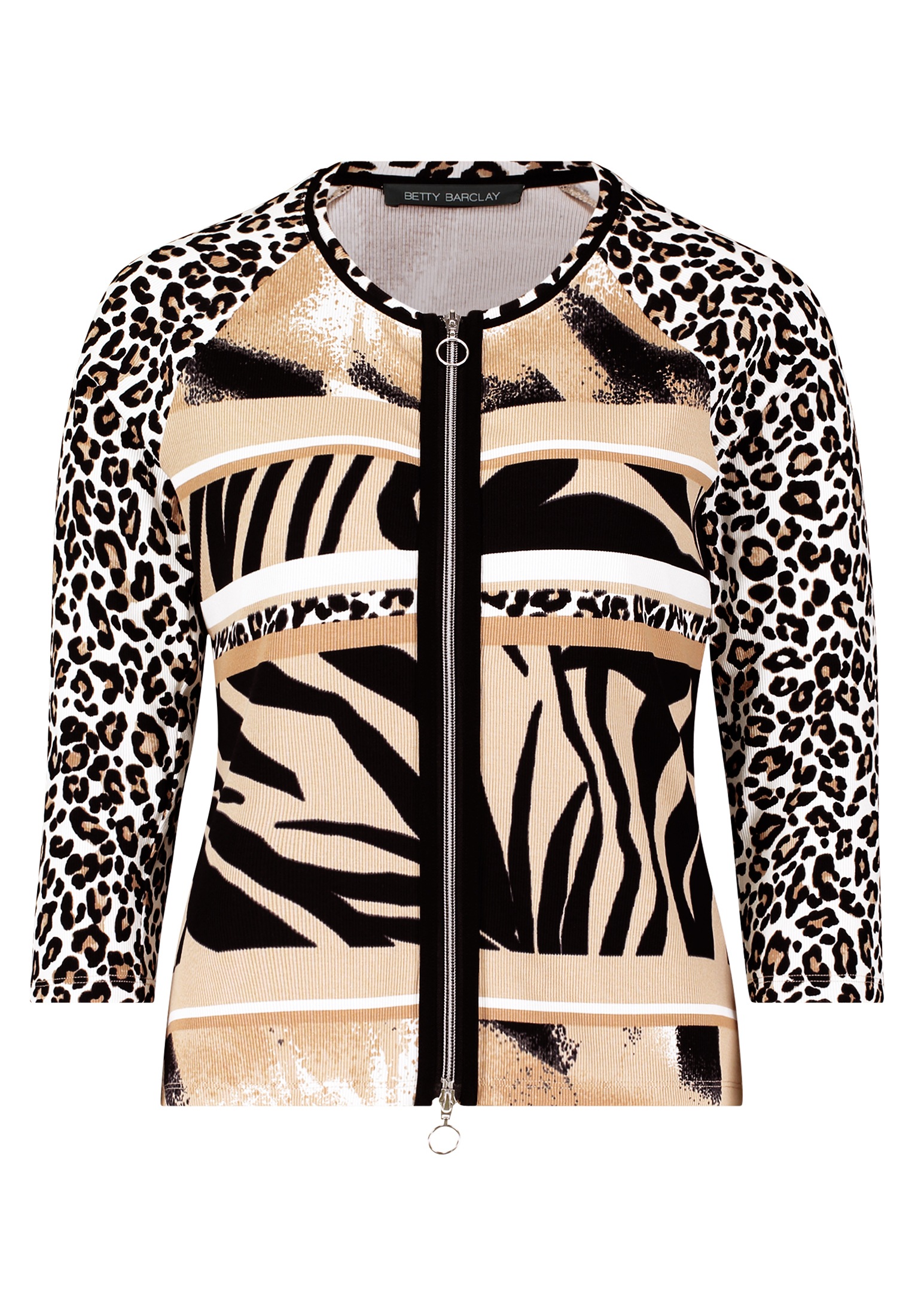 Betty Barclay Shirtjacke "Betty Barclay Damen Shirtjacke mit Rippenstruktur günstig online kaufen