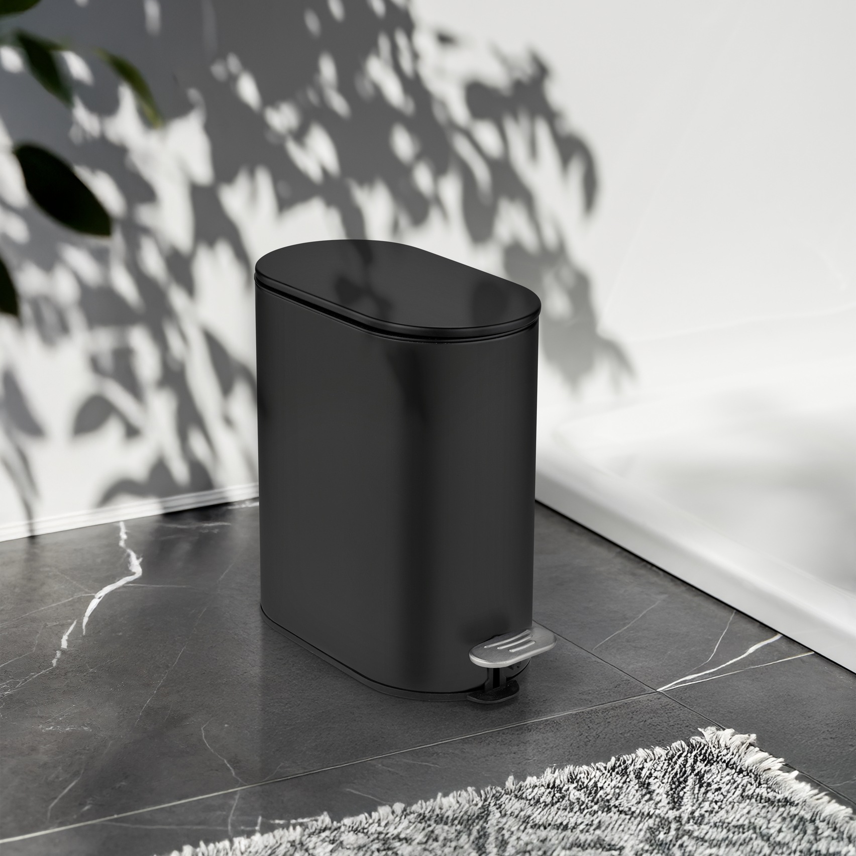 WENKO Kosmetikeimer "Collungo" 1 Behälter mit Easy-Close-Mechanik fürs Bad, günstig online kaufen