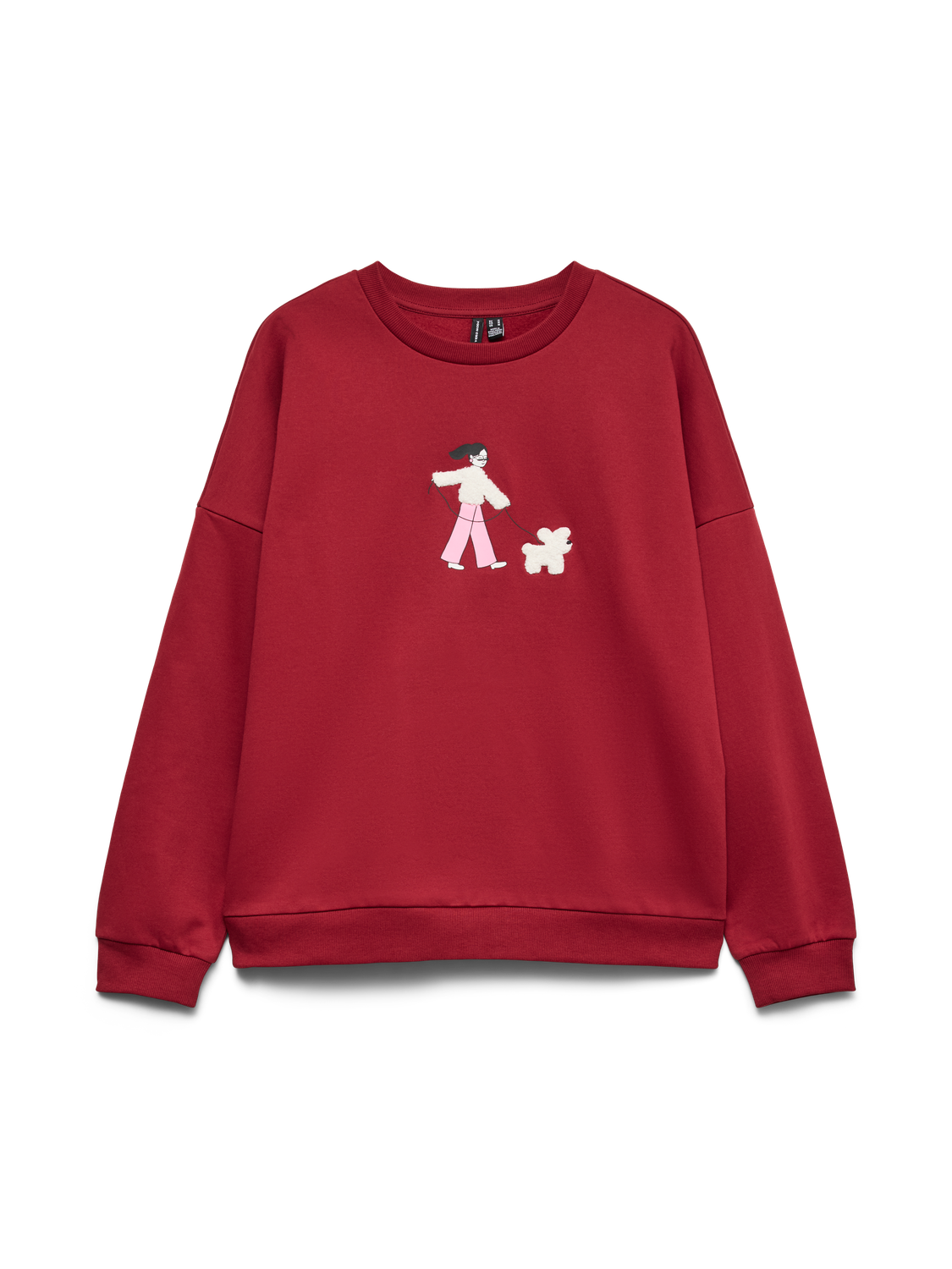 Vero Moda Sweatshirt "VMAMANDA BEA LS SWEAT BOX JRS", Baumwollmischung, regular fit