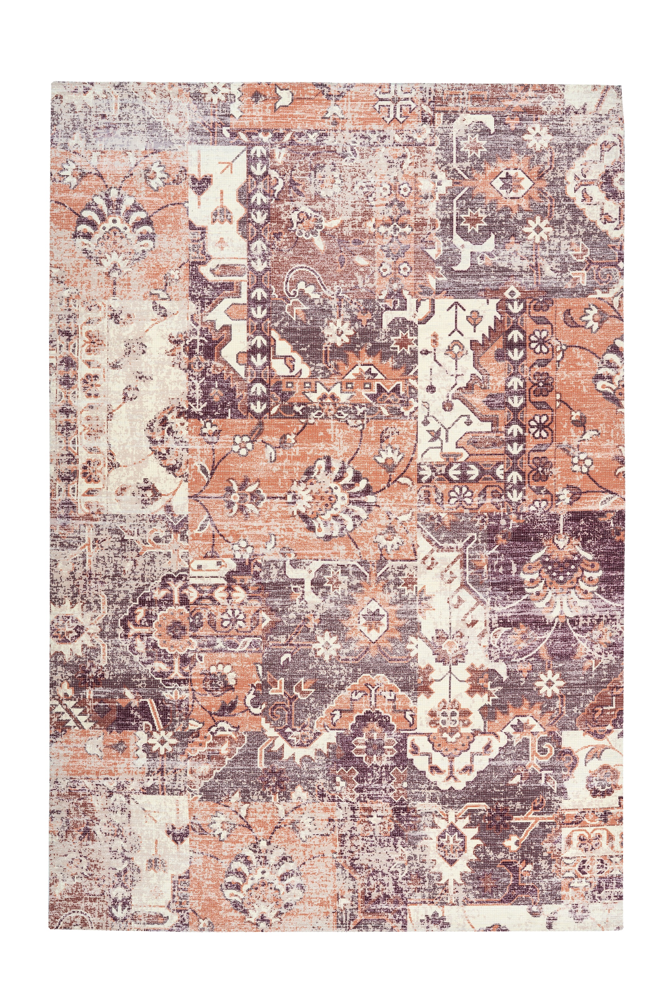 Arte Espina Teppich »Indiana 400«, rechteckig, 10 mm Höhe, Vintage-Look, Verstärkung durch Canvasrücken,Fußbodenheizung geeignet